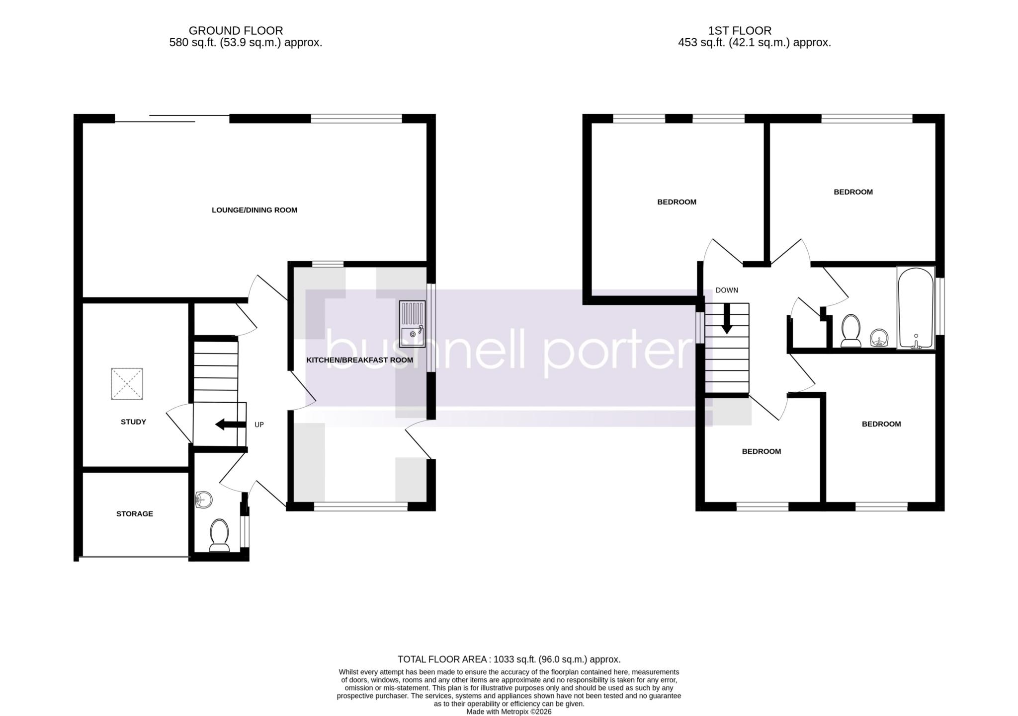 28, York Close, Bordon floorplan