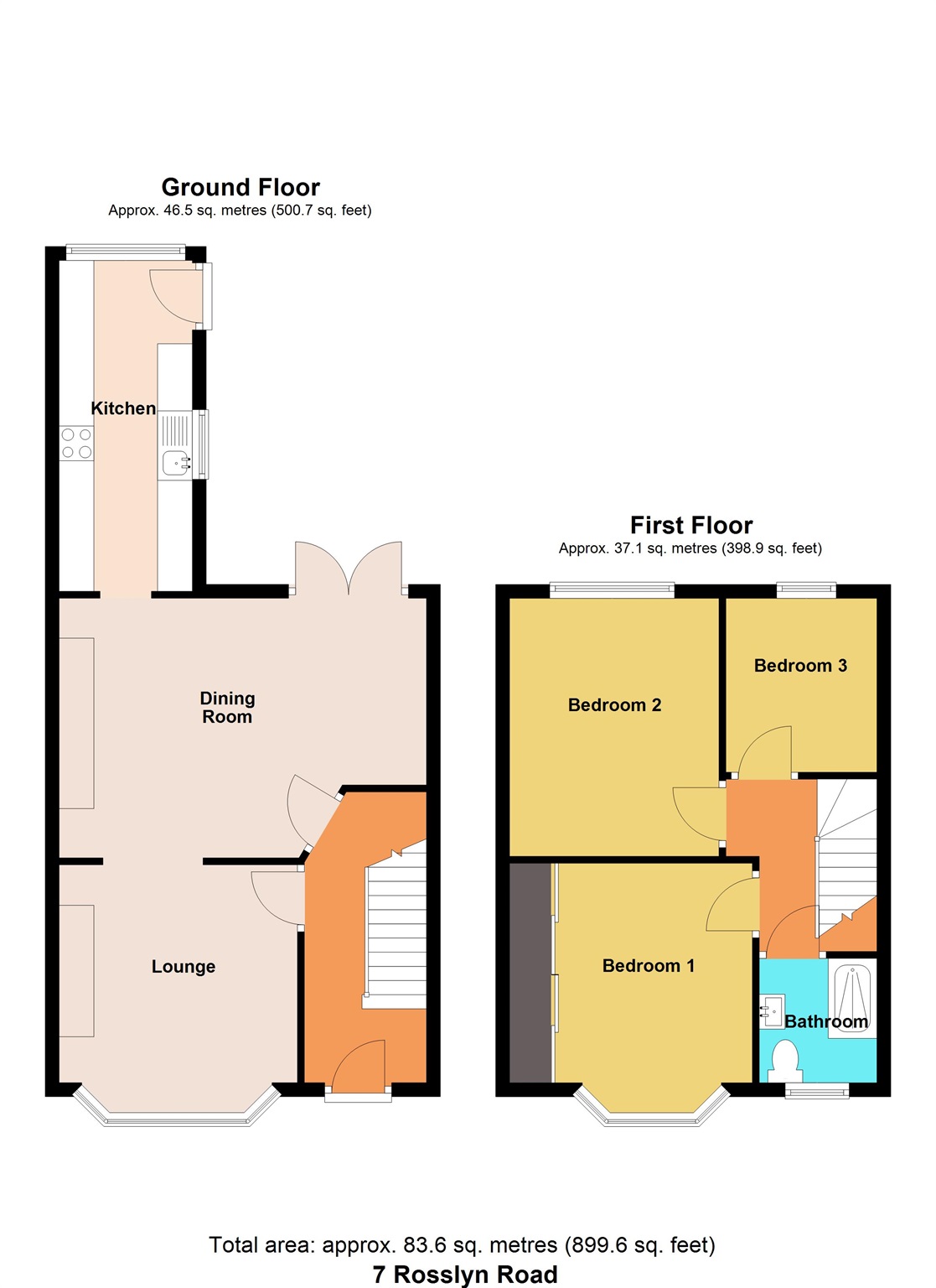 7, Rosslyn Road, Newport floorplan