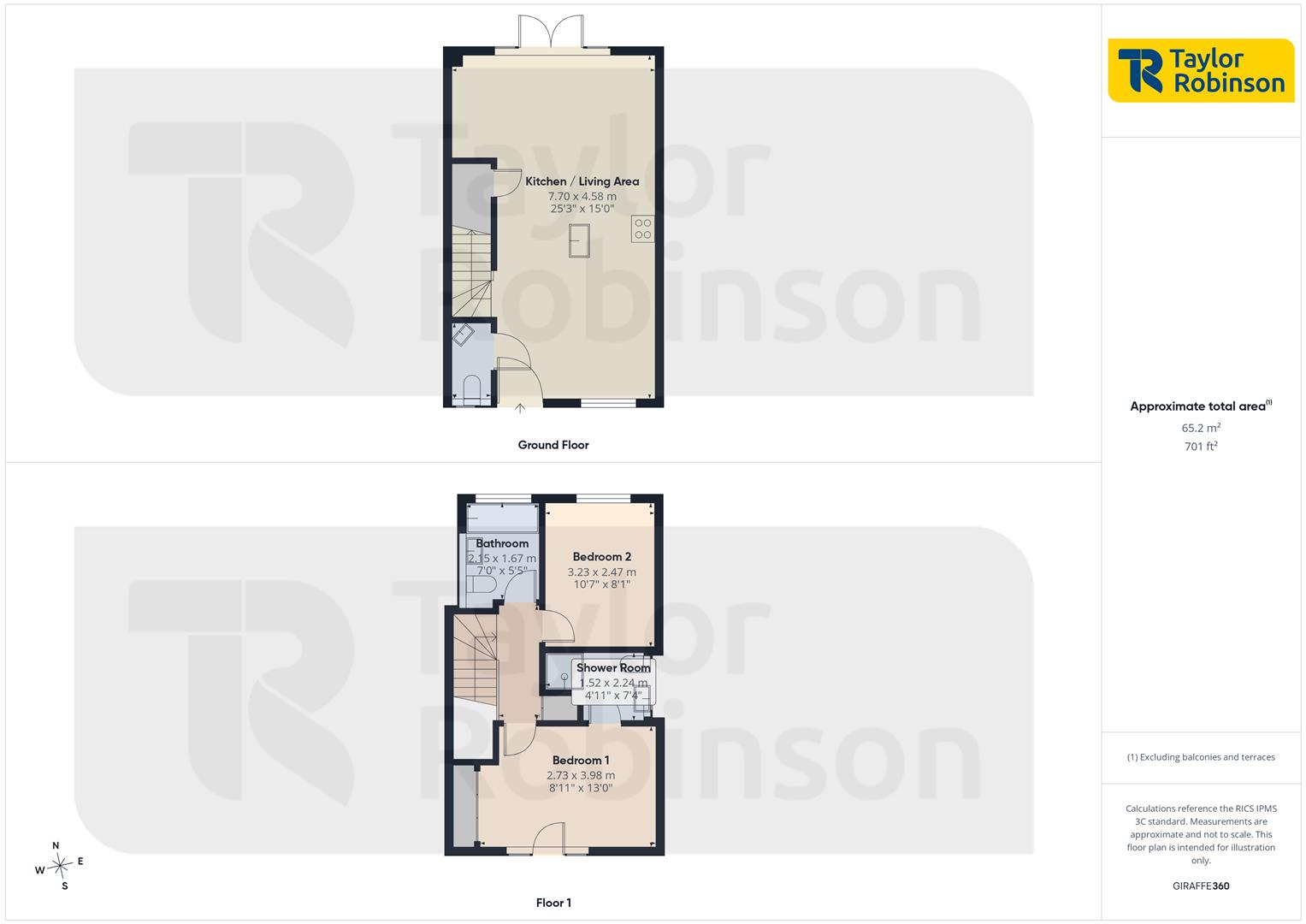 10, Gordons Way, Crawley floorplan