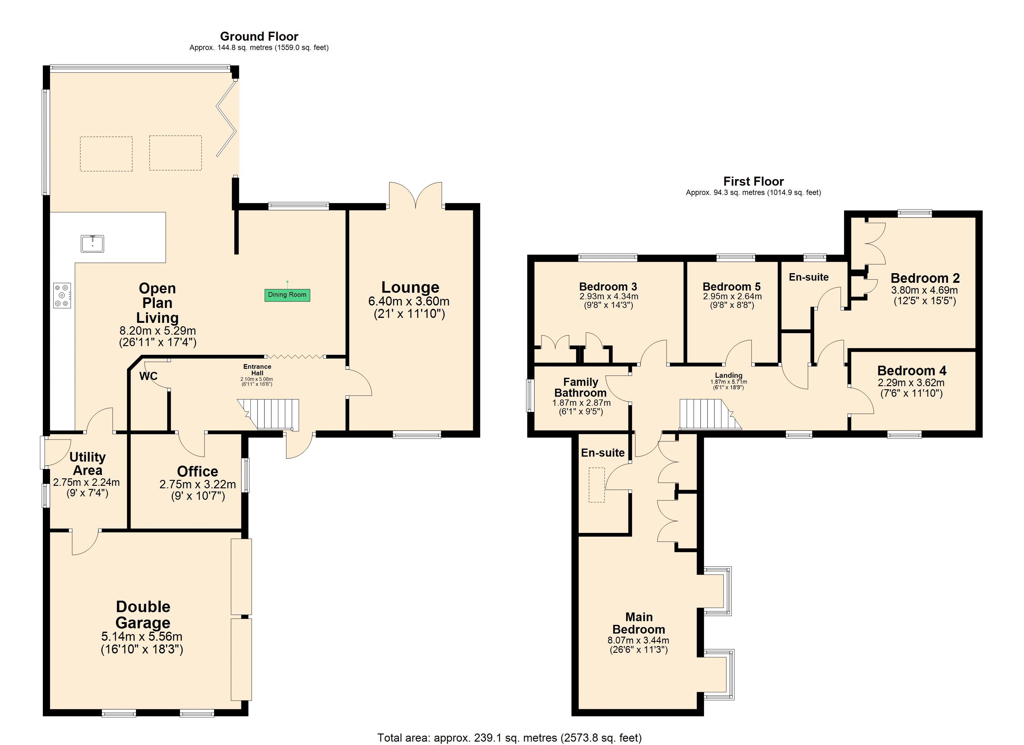 6, Holmes Drive, Stamford floorplan