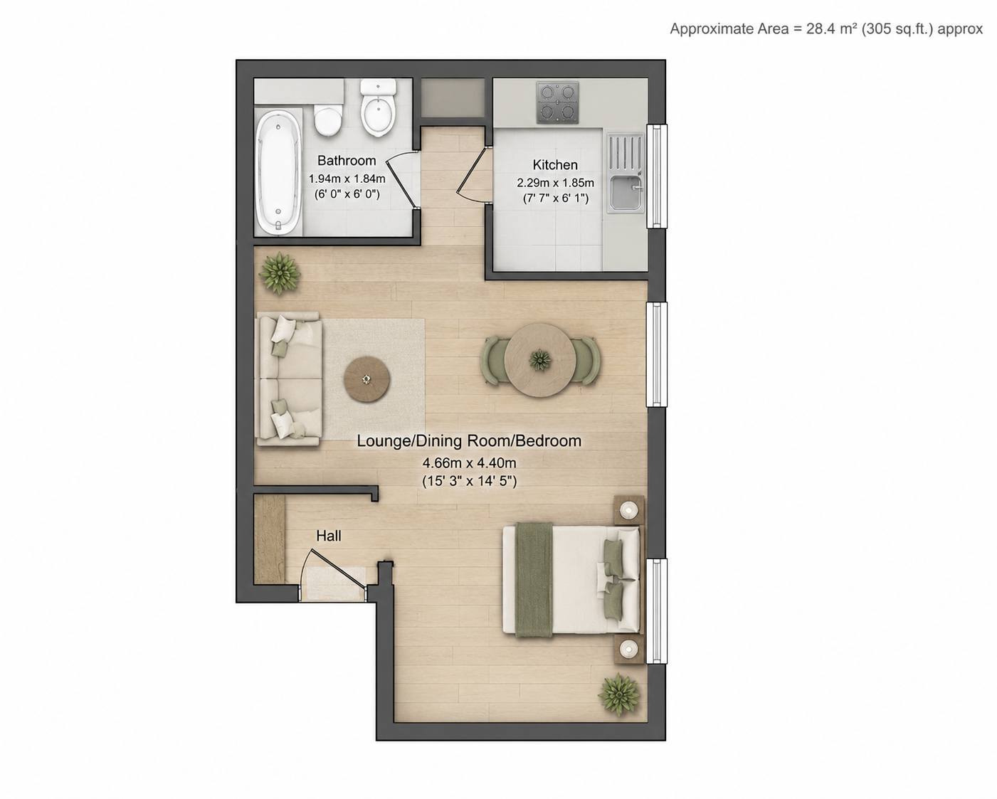 2, Armoury Road, London floorplan