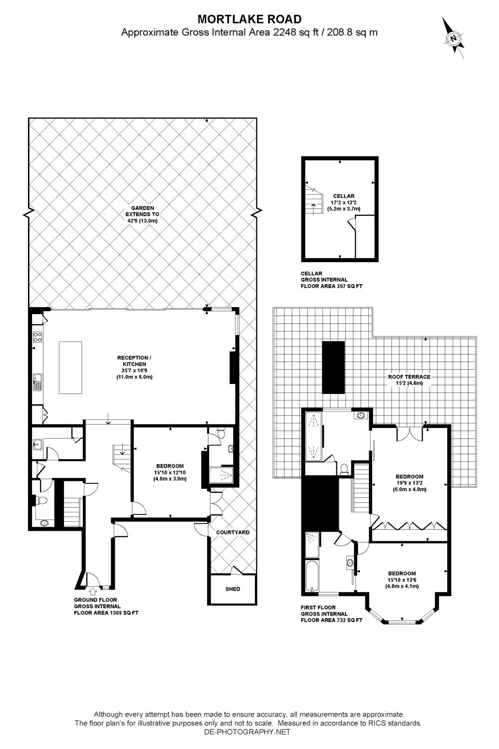 3 Bedrooms Detached house to rent in Mortlake Road, Kew, Surrey TW9