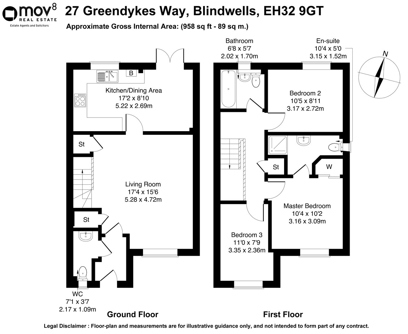 27, Greendykes Way, Prestonpans floorplan