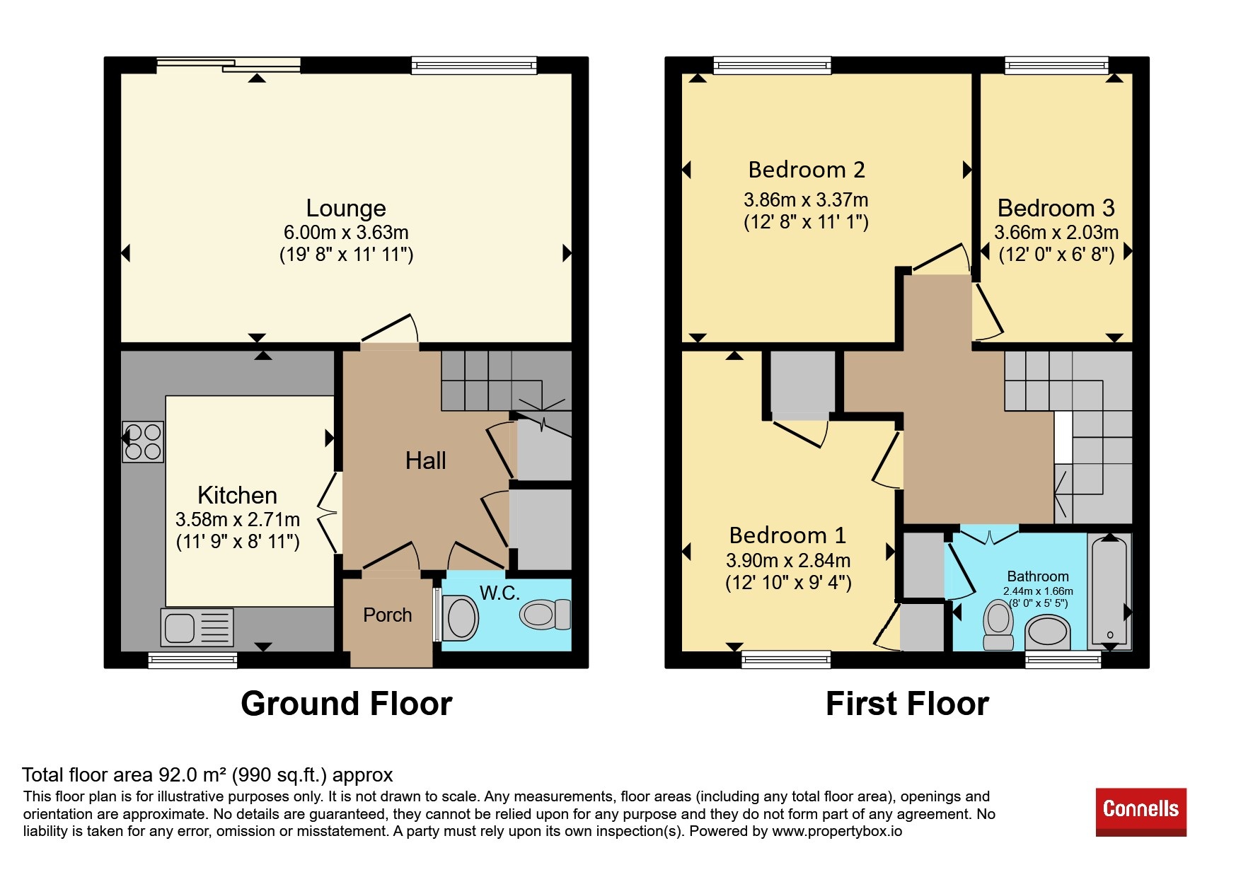 7, St. Chads Road, Leamington Spa floorplan