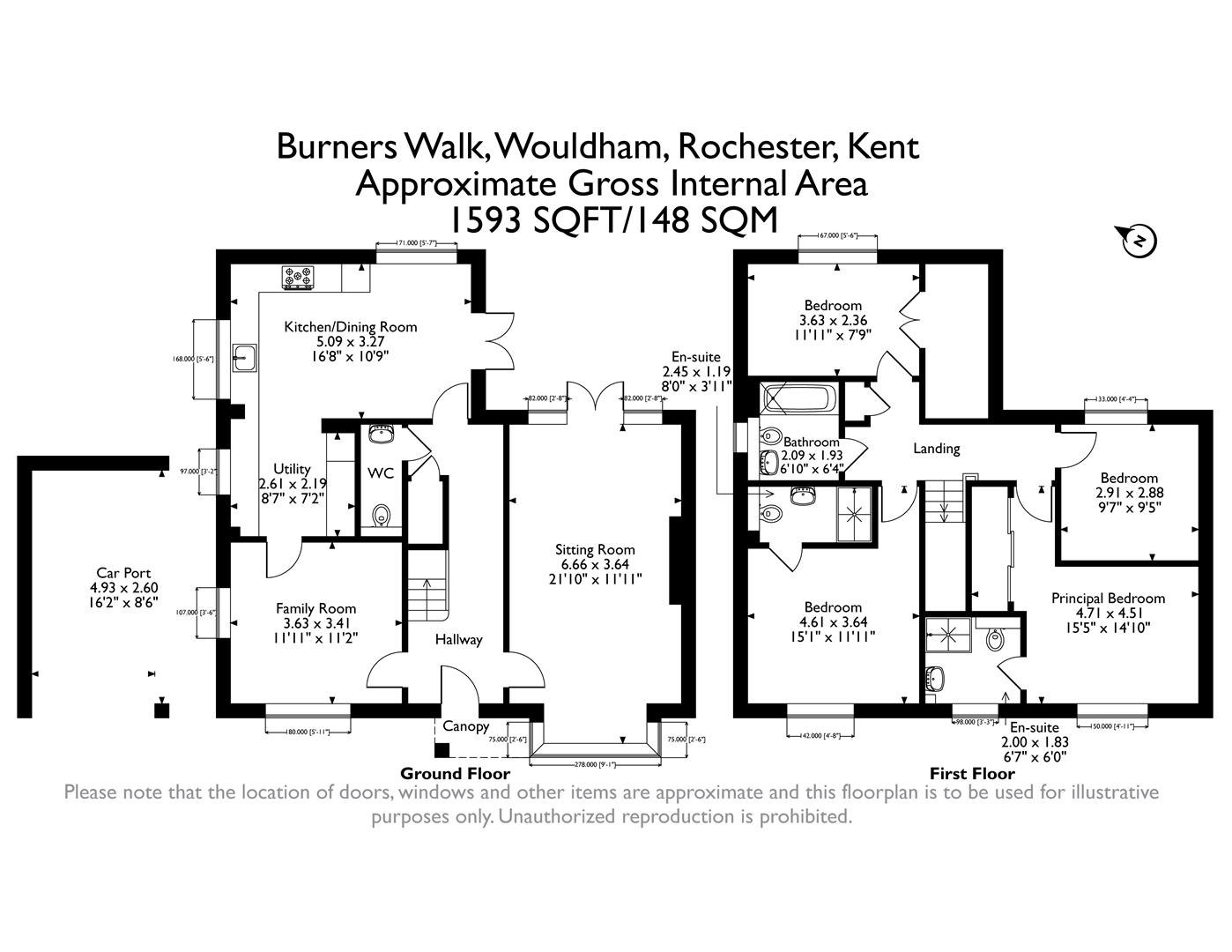 4, Burners Walk, Rochester floorplan