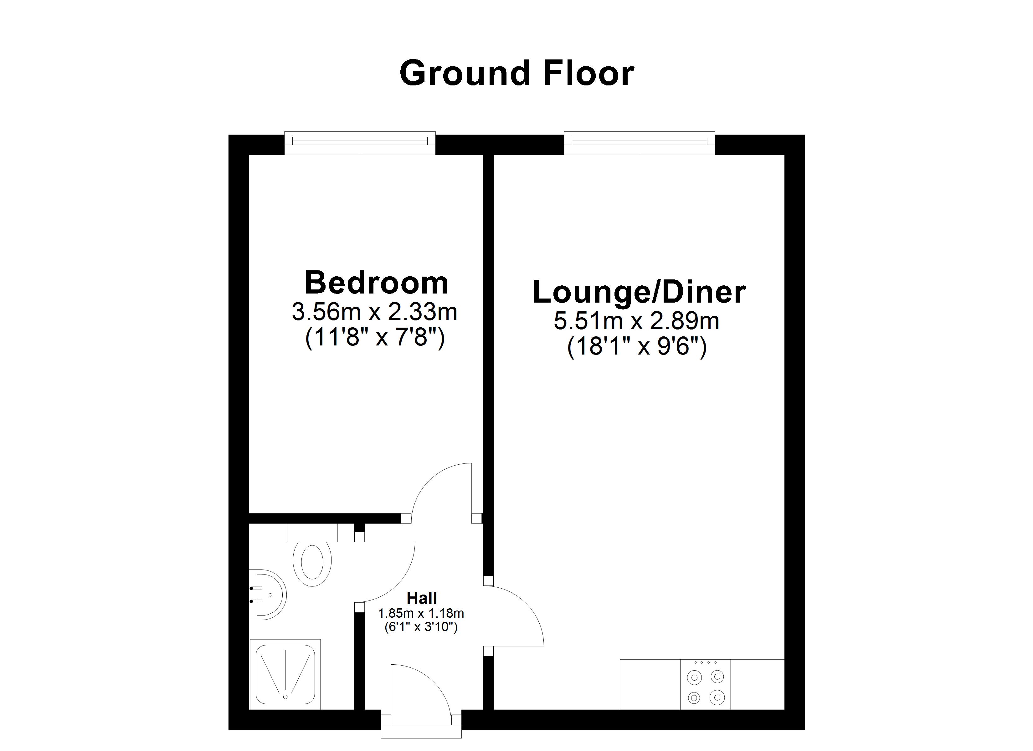 1 Bedrooms Flat for sale in Cumberland Close, Halifax HX2