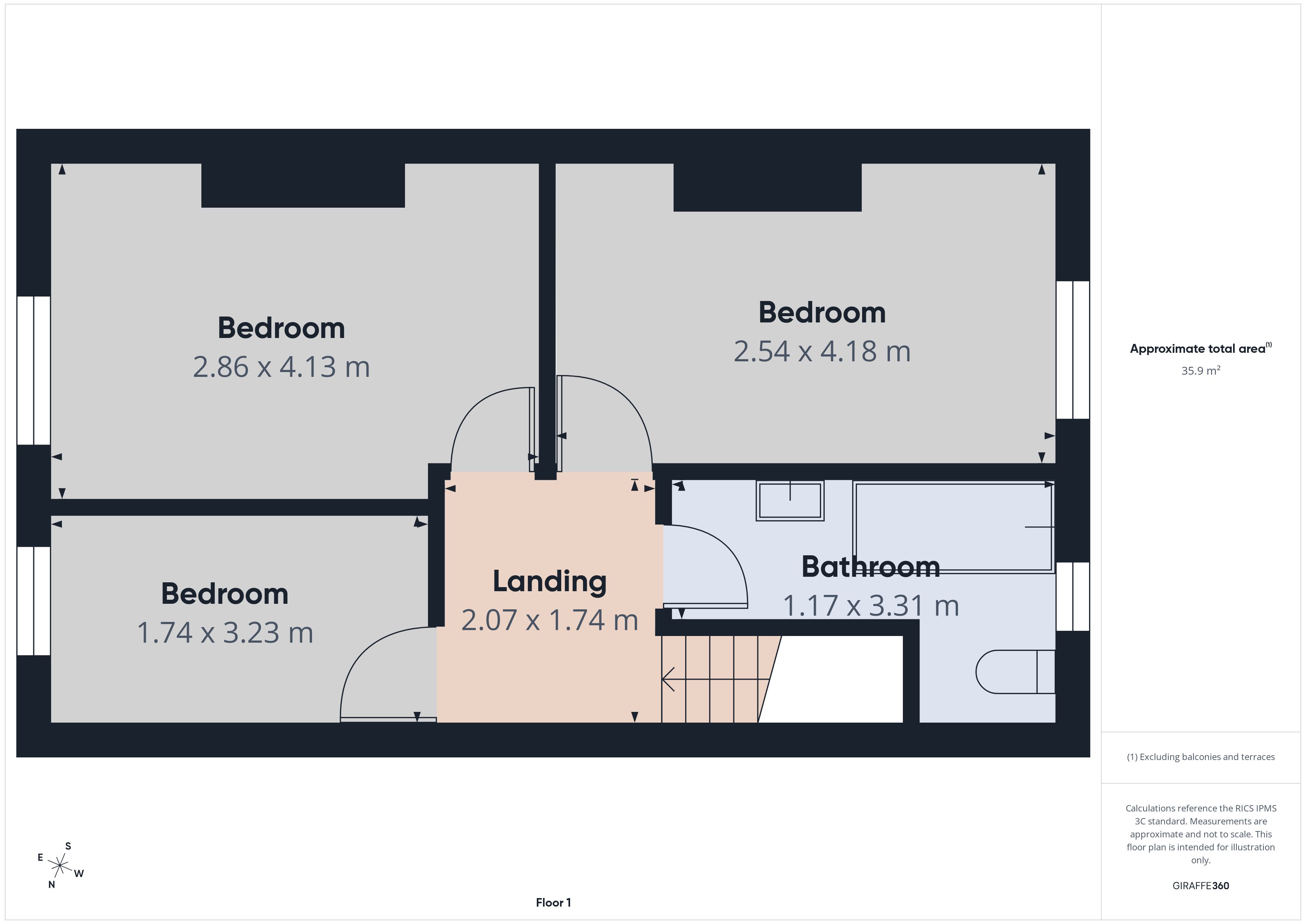245, Oldham Road, Greater Manchester floorplan