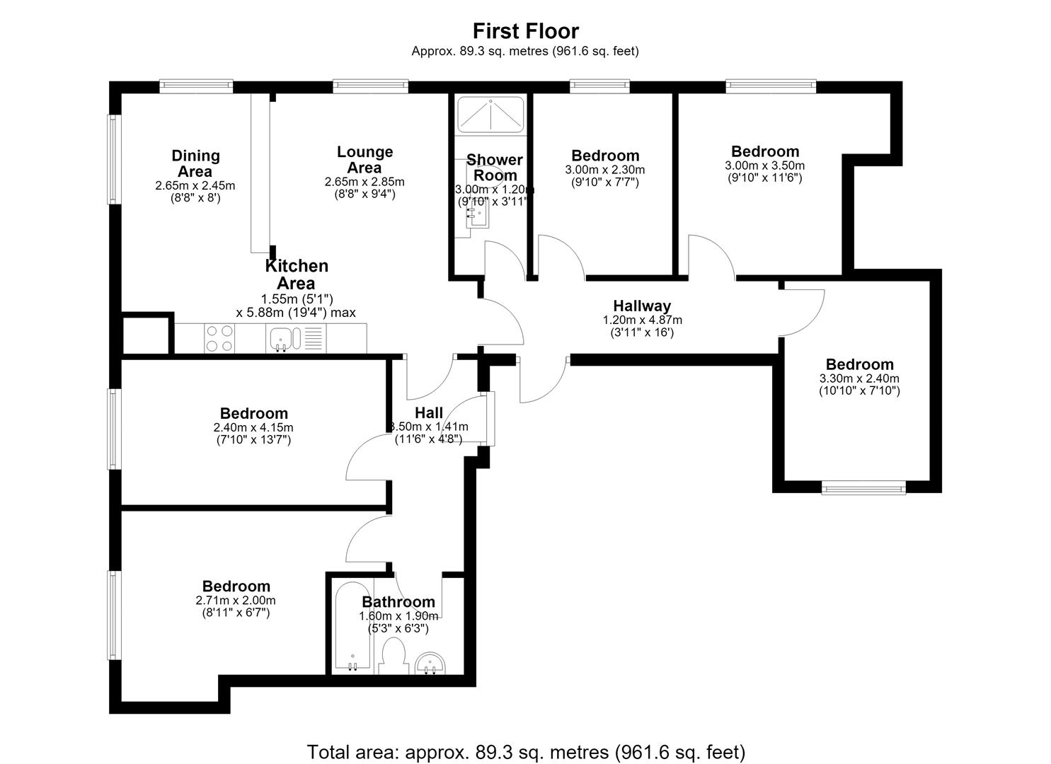 St James' Street, Newcastle upon Tyne floorplan