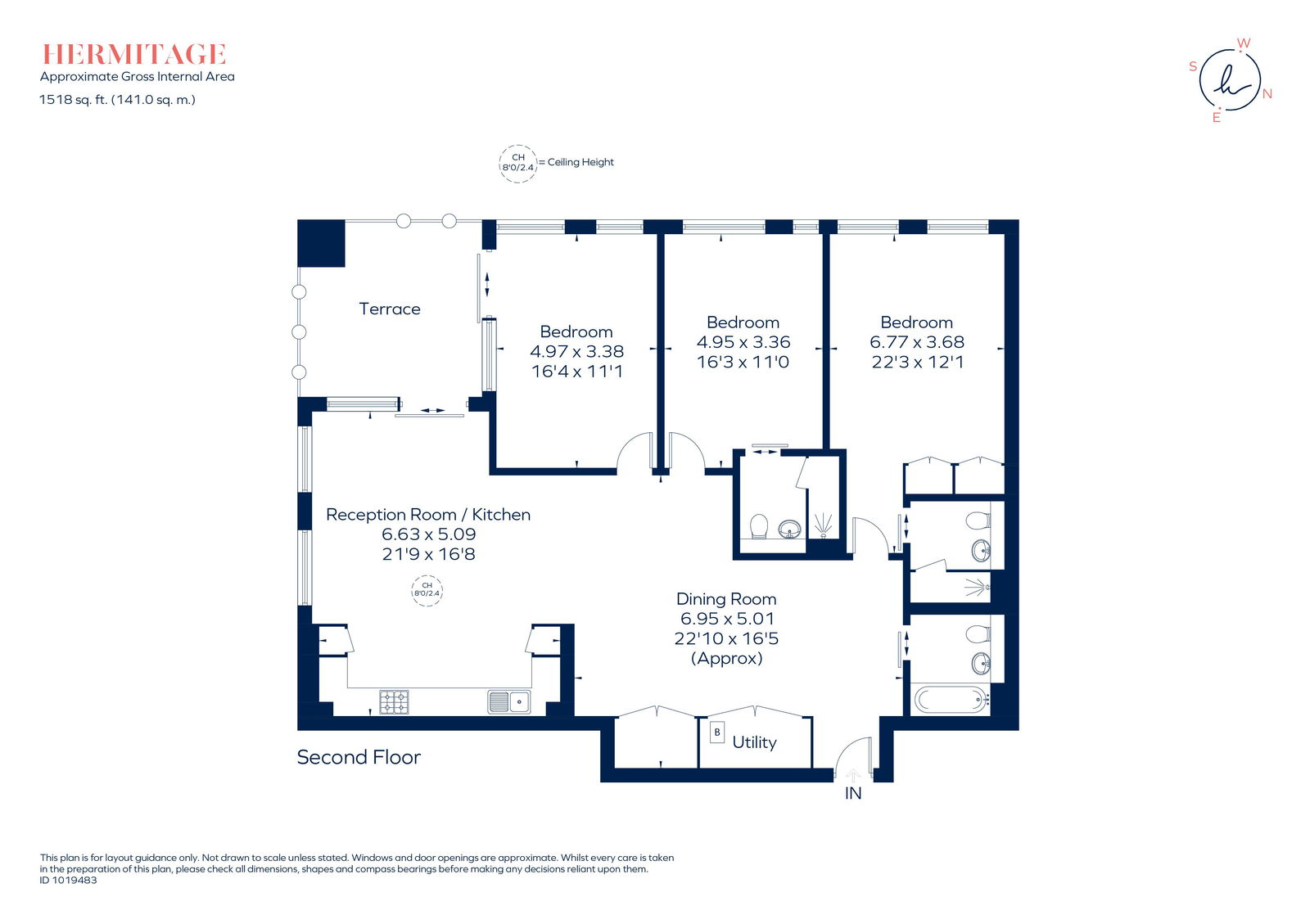 12,2 Paddington Exchange, Hermitage Street, London floorplan