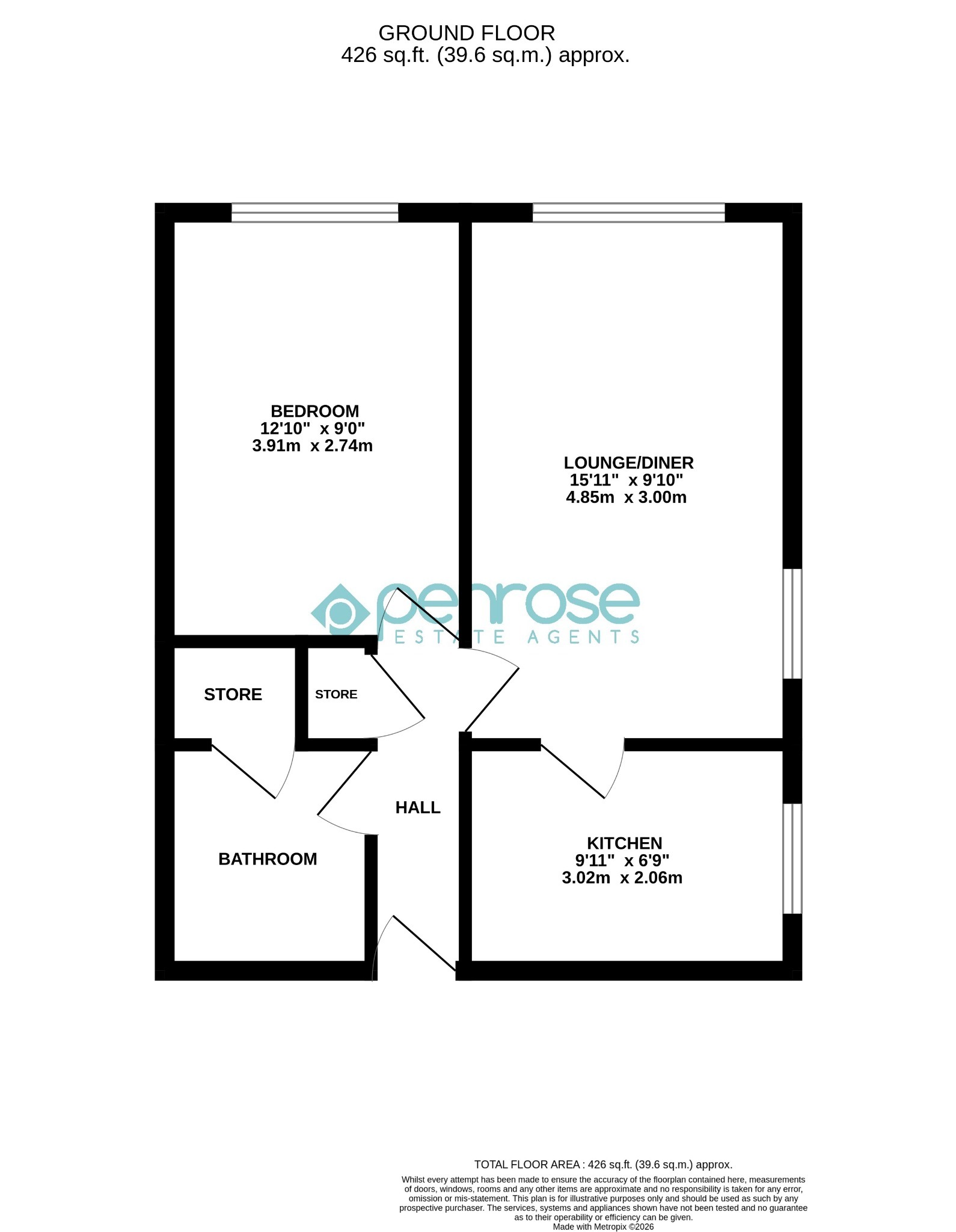14, Abbey Mews, Dunstable floorplan