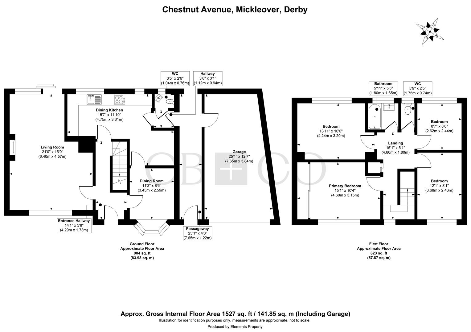 38, Chestnut Avenue, Derby floorplan