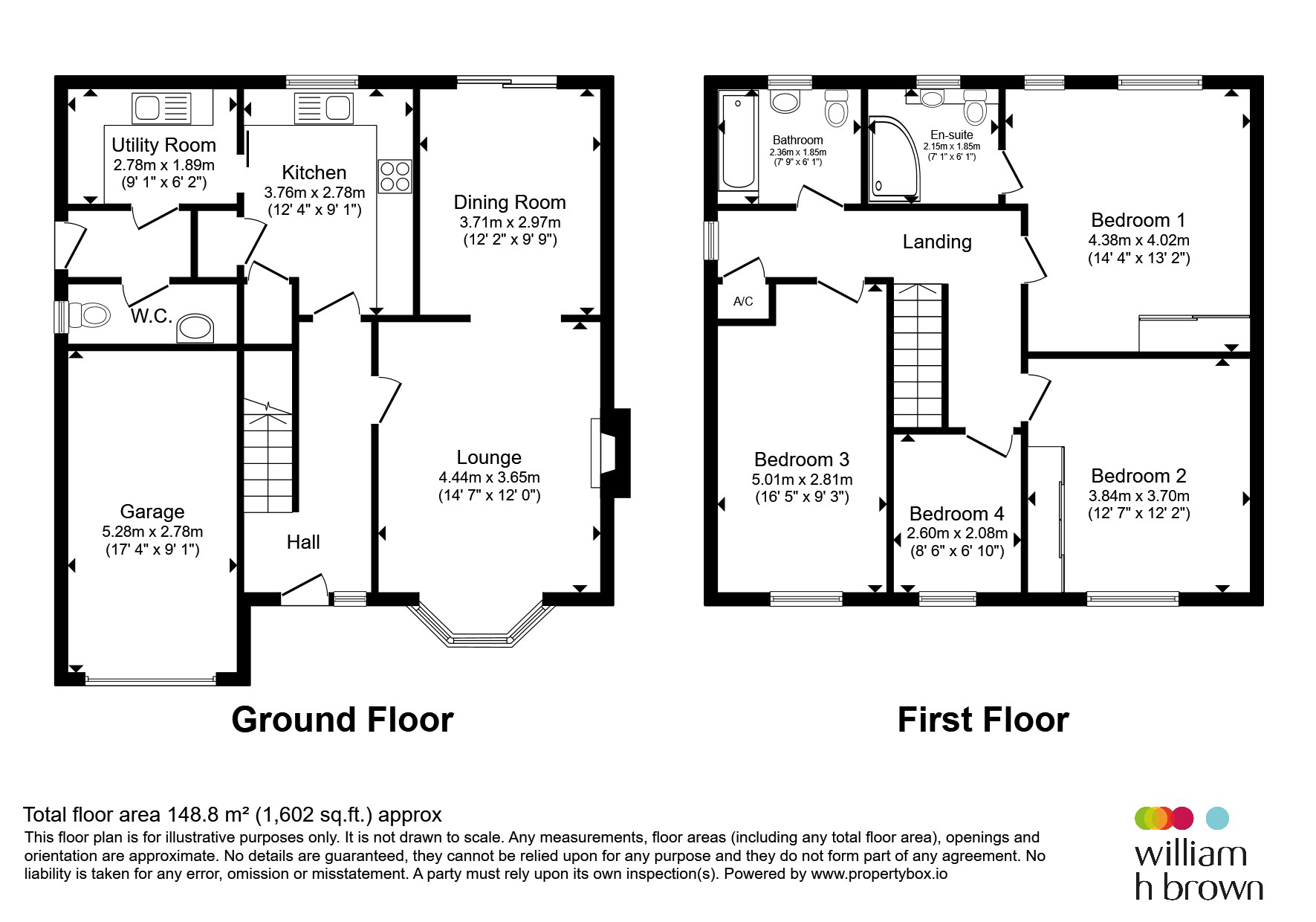 6, Brendon Walk, Spalding floorplan