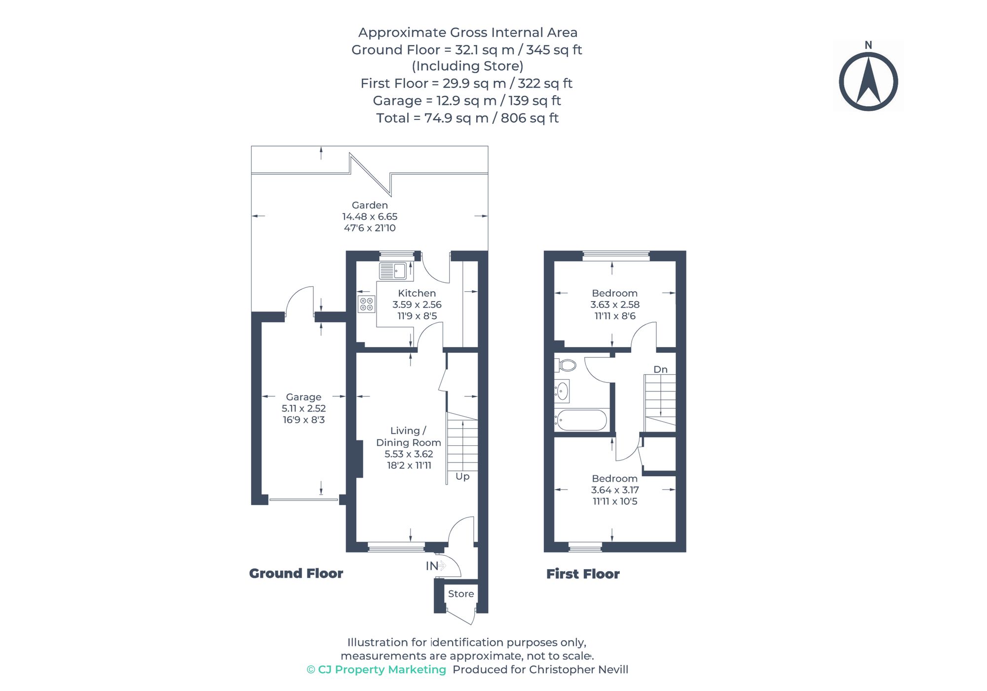 41 Lindsey Road, Uxbridge floorplan