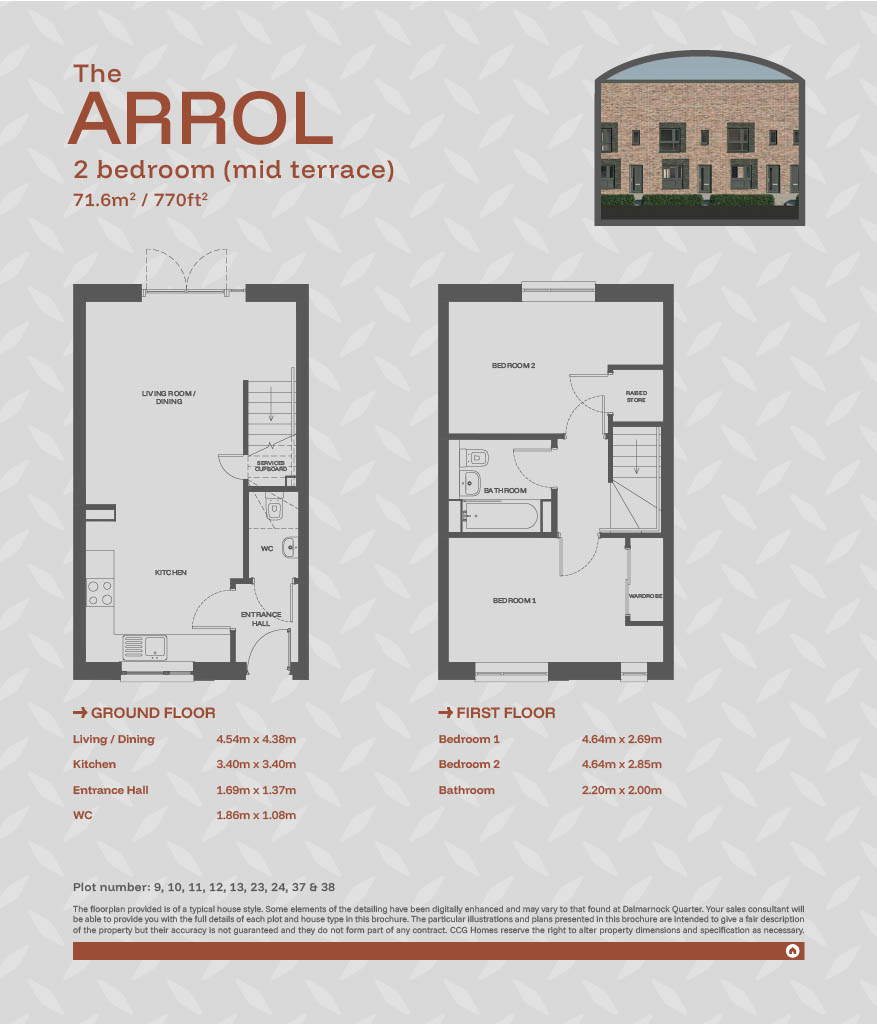 Plot 9, DALMARNOCK QUARTER,, French Street, Glasgow floorplan