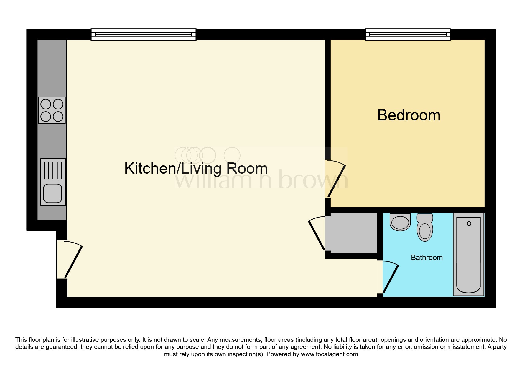 Apartment 10, Regent Court, Station Road, Doncaster floorplan