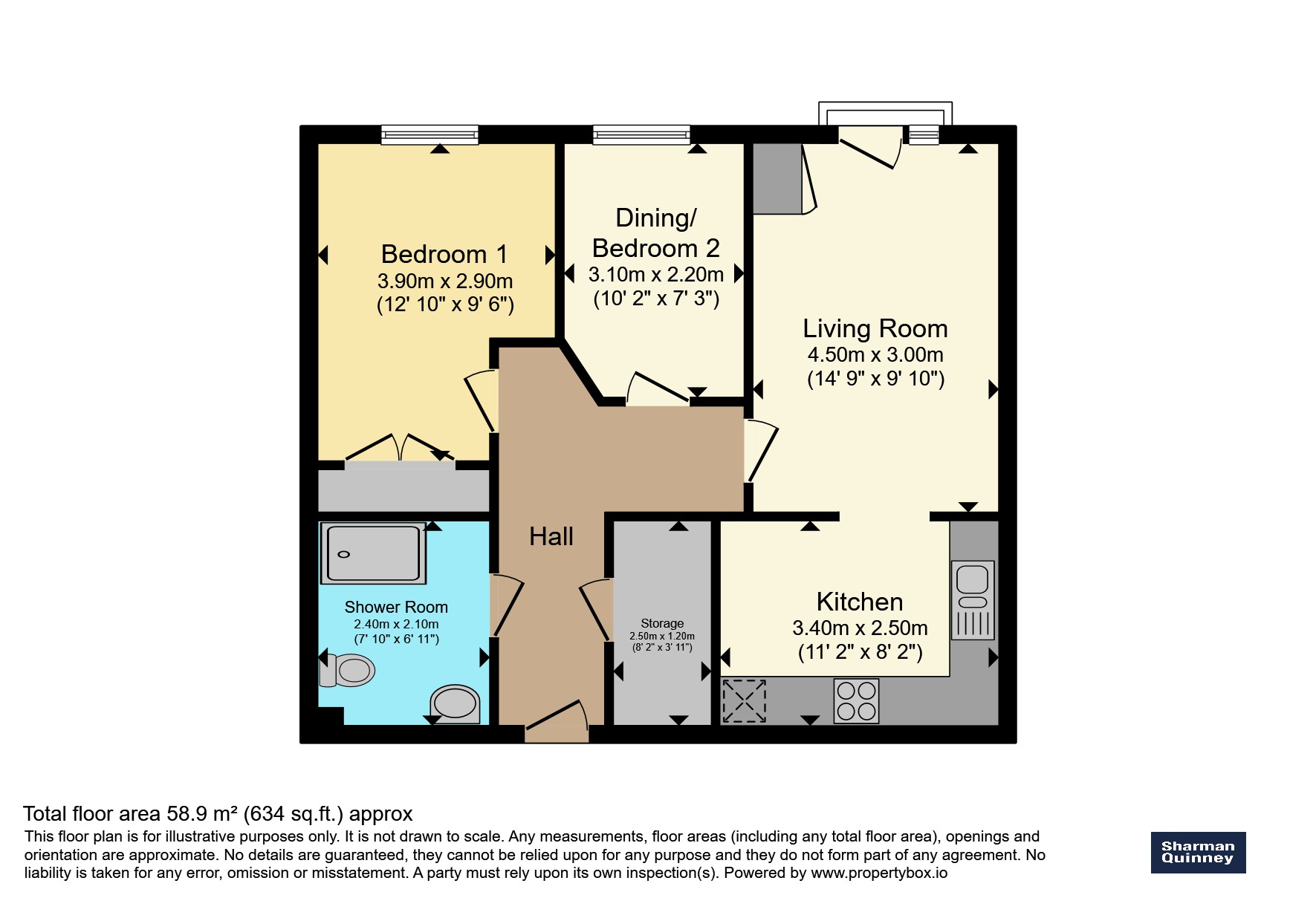 5, Castle Court, Chancery Lane, Kettering floorplan