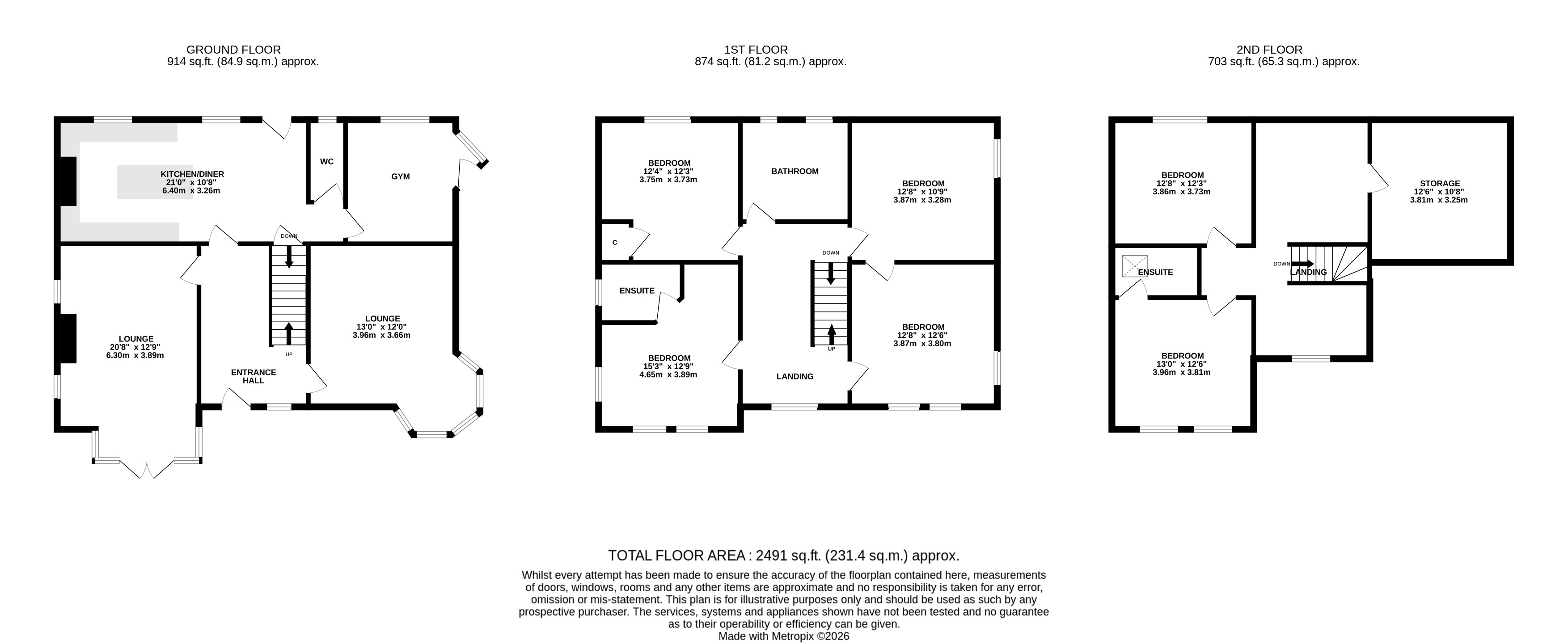 Hall Road, West Yorkshire floorplan