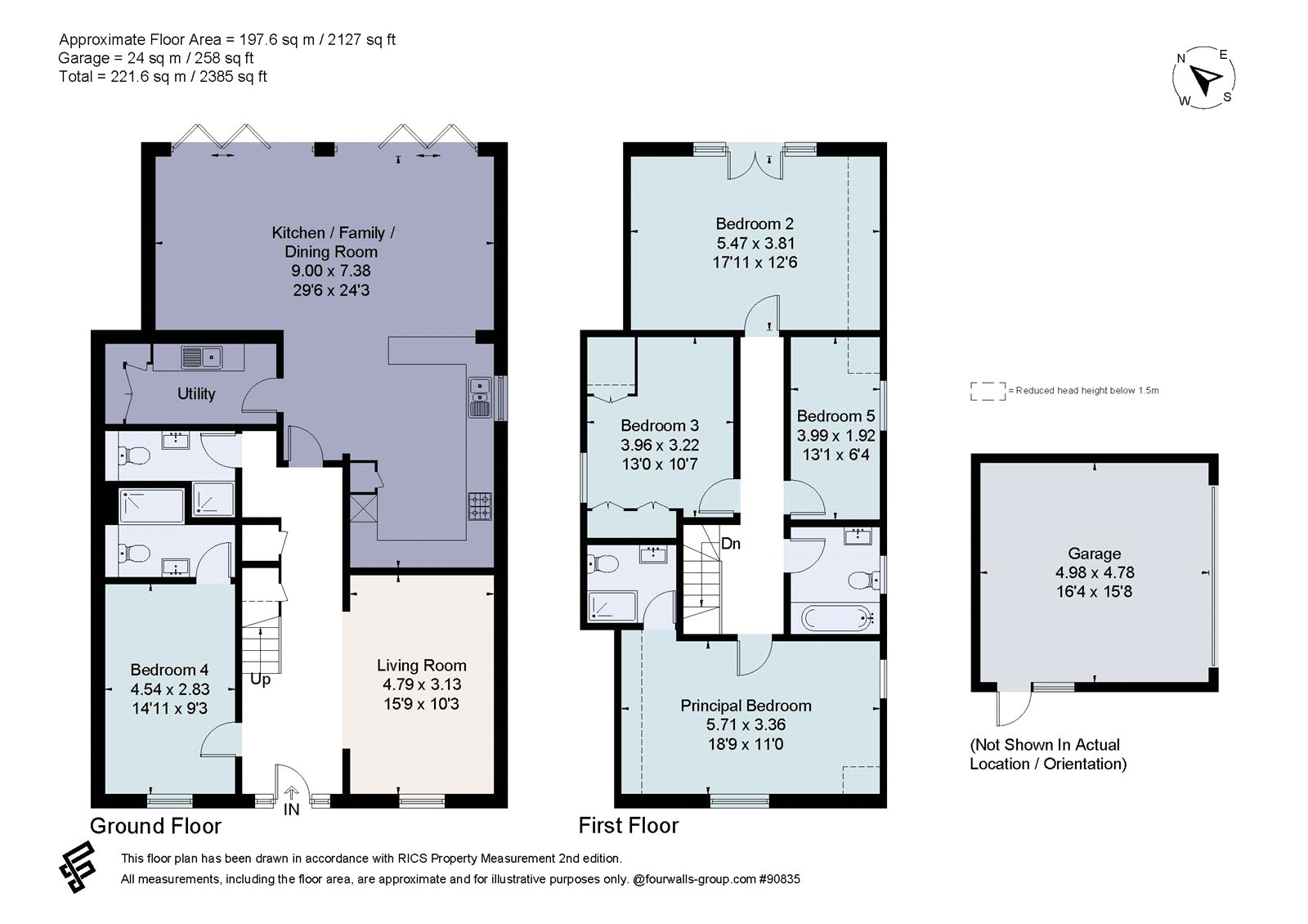10, Sandy Lane, Woking floorplan