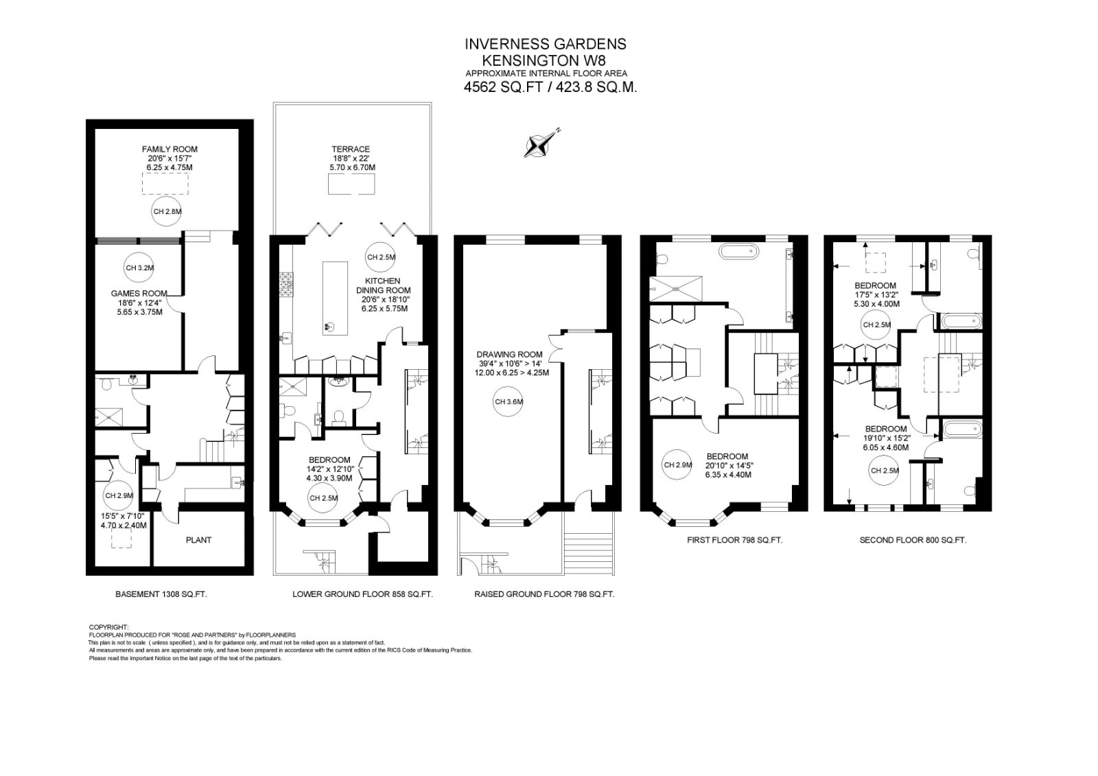 3, Inverness Gardens, London floorplan