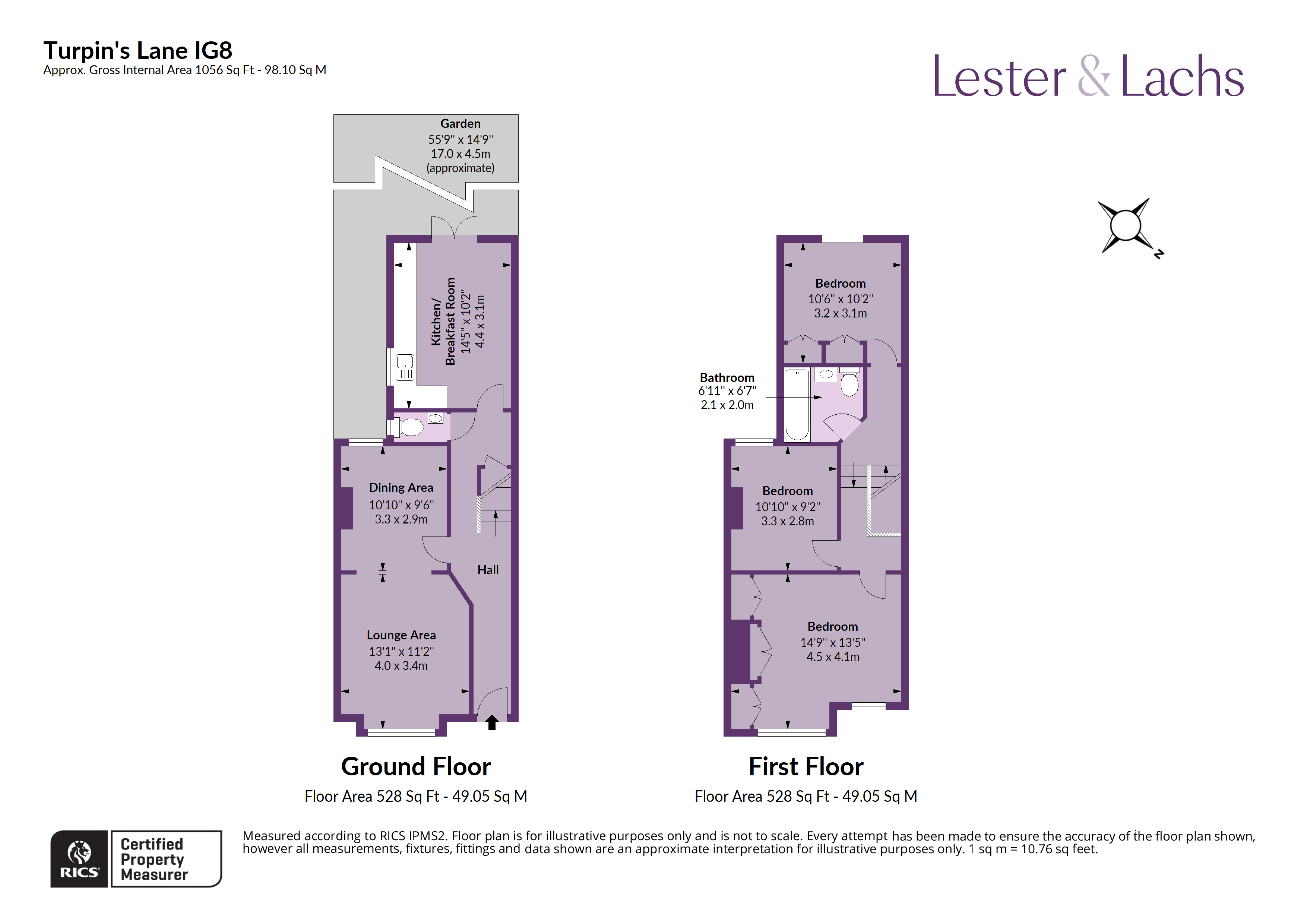 19, Turpins Lane, Woodford Green floorplan