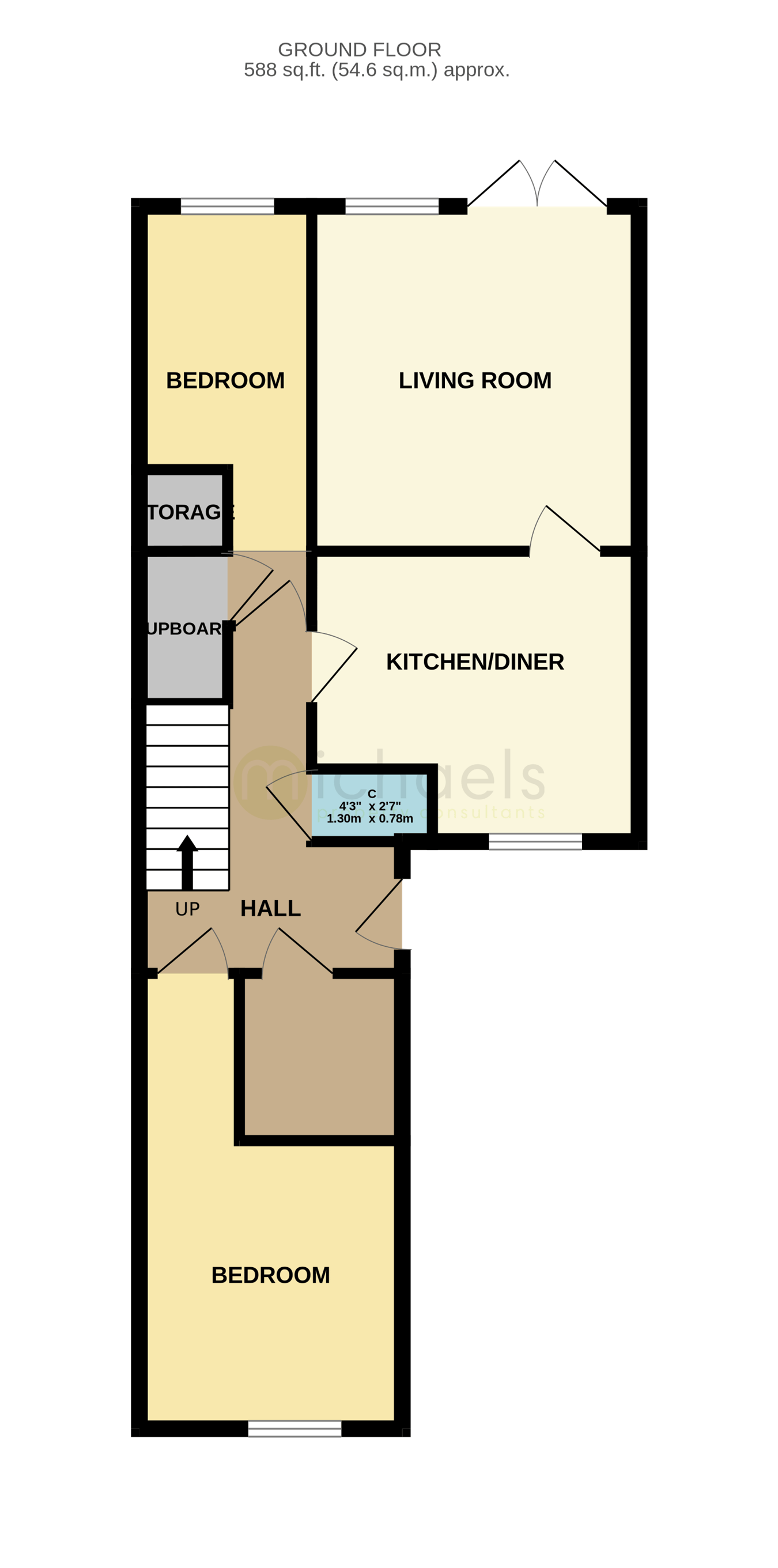 34, Broome Grove, Colchester floorplan