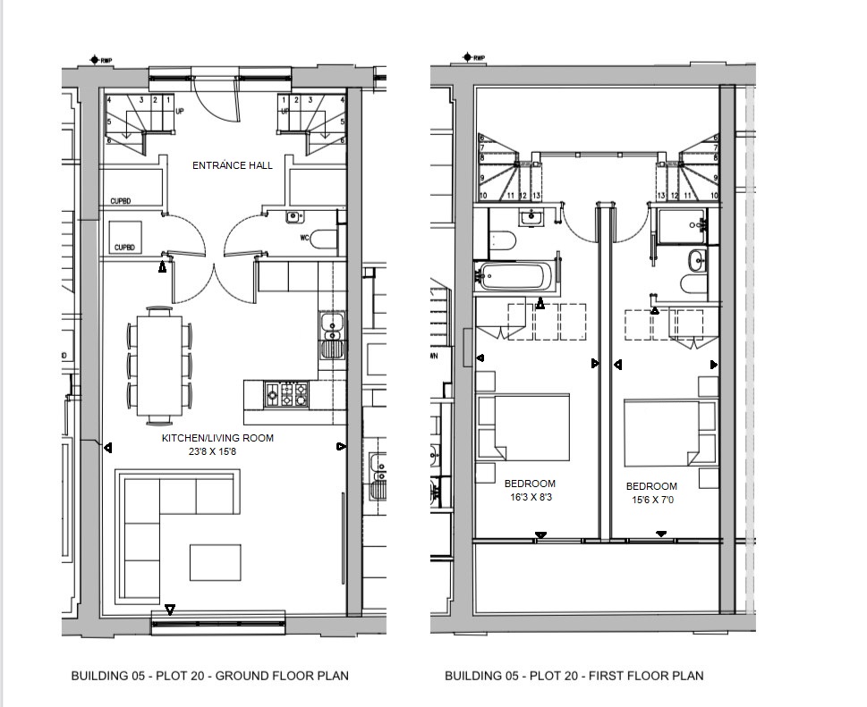 Bulbourne Yard, Bulbourne, Tring HP23, 2 bedroom terraced house for