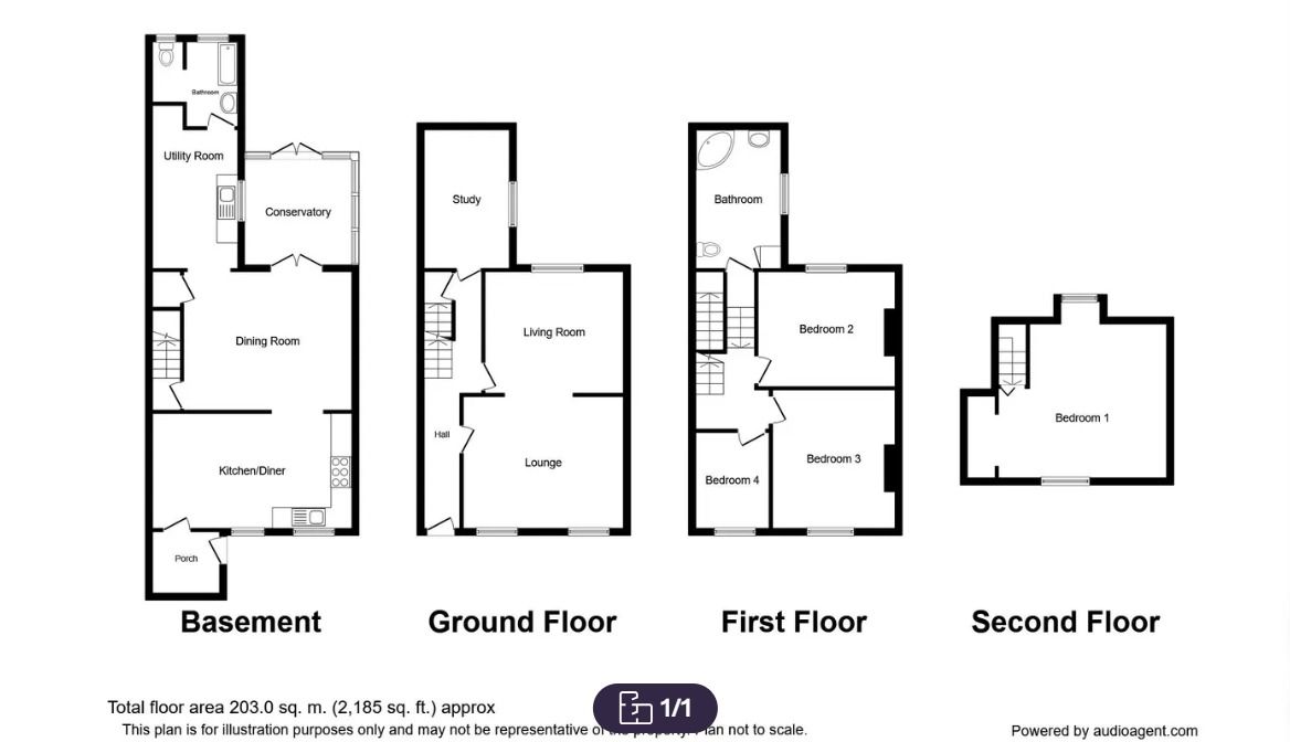 159 Maidstone Road, Rochester floorplan