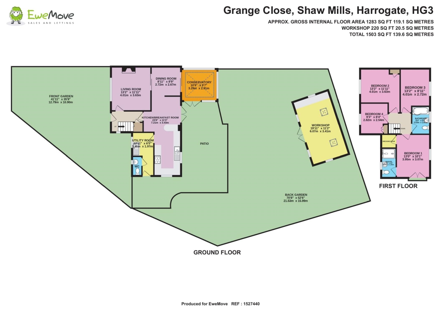 Grange Close, Harrogate floorplan