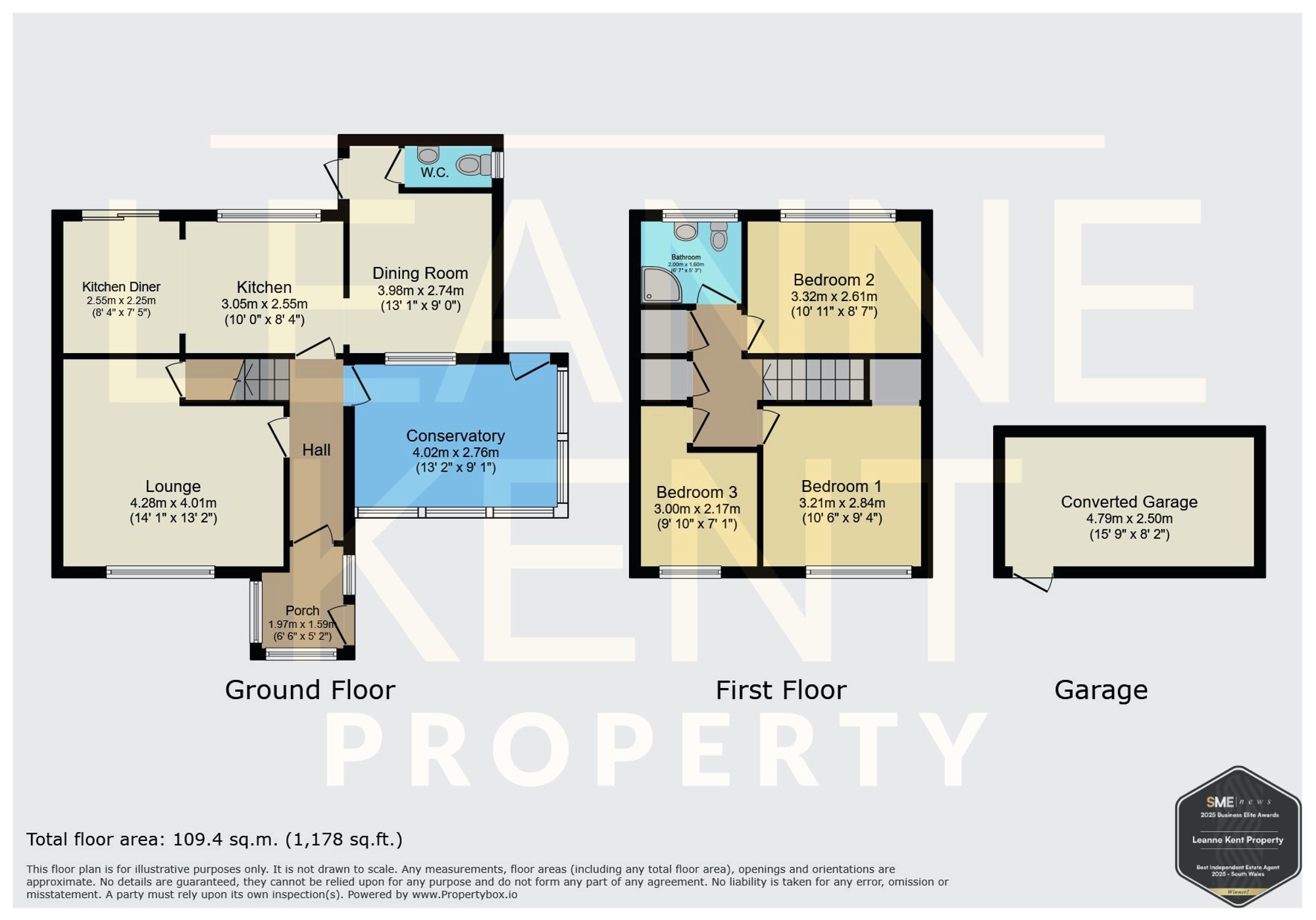 11 Bryngwennol, Caerphilly floorplan