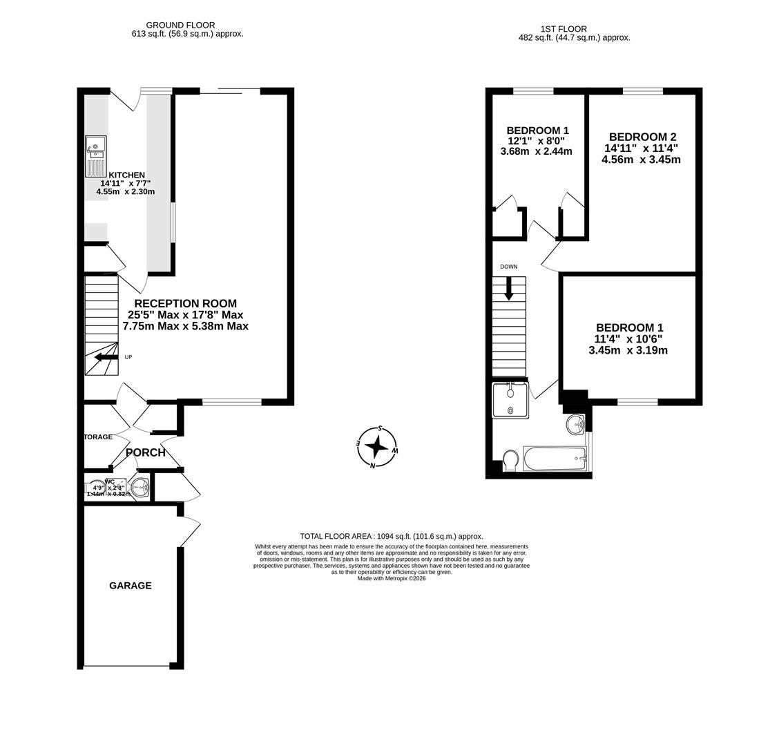 10, Fourgates Road, Dorchester floorplan