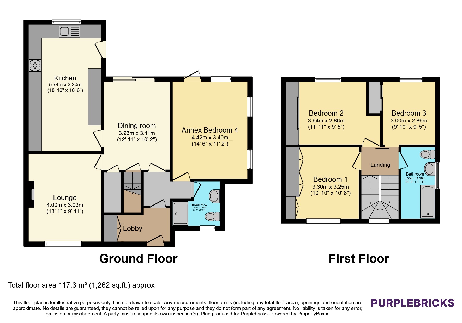 21, Sayer Way, Knebworth floorplan