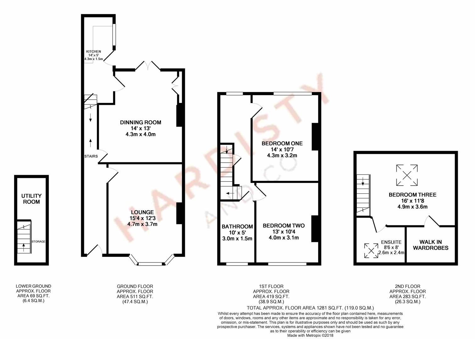 3 Bedrooms Terraced house to rent in Woodhall Road, Calverley, Pudsey LS28