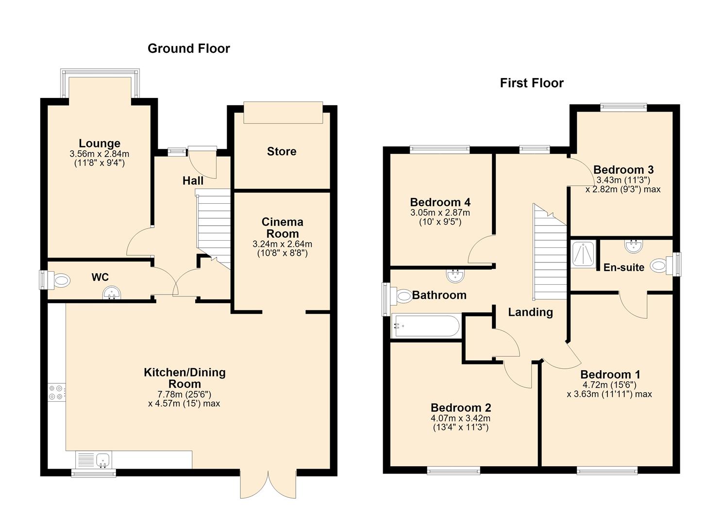 10, Farrier Close, Hull floorplan