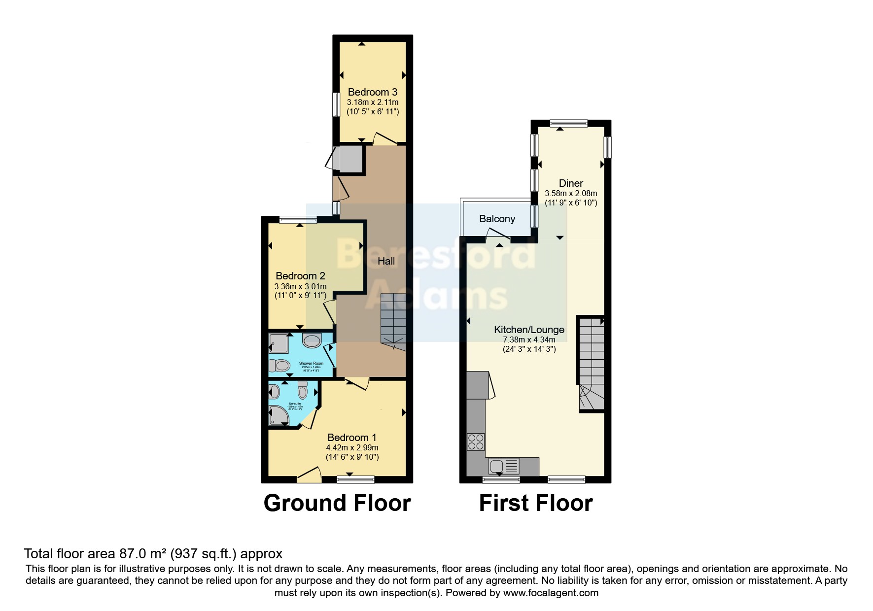 76, Ffordd Glyder, Gwynedd floorplan