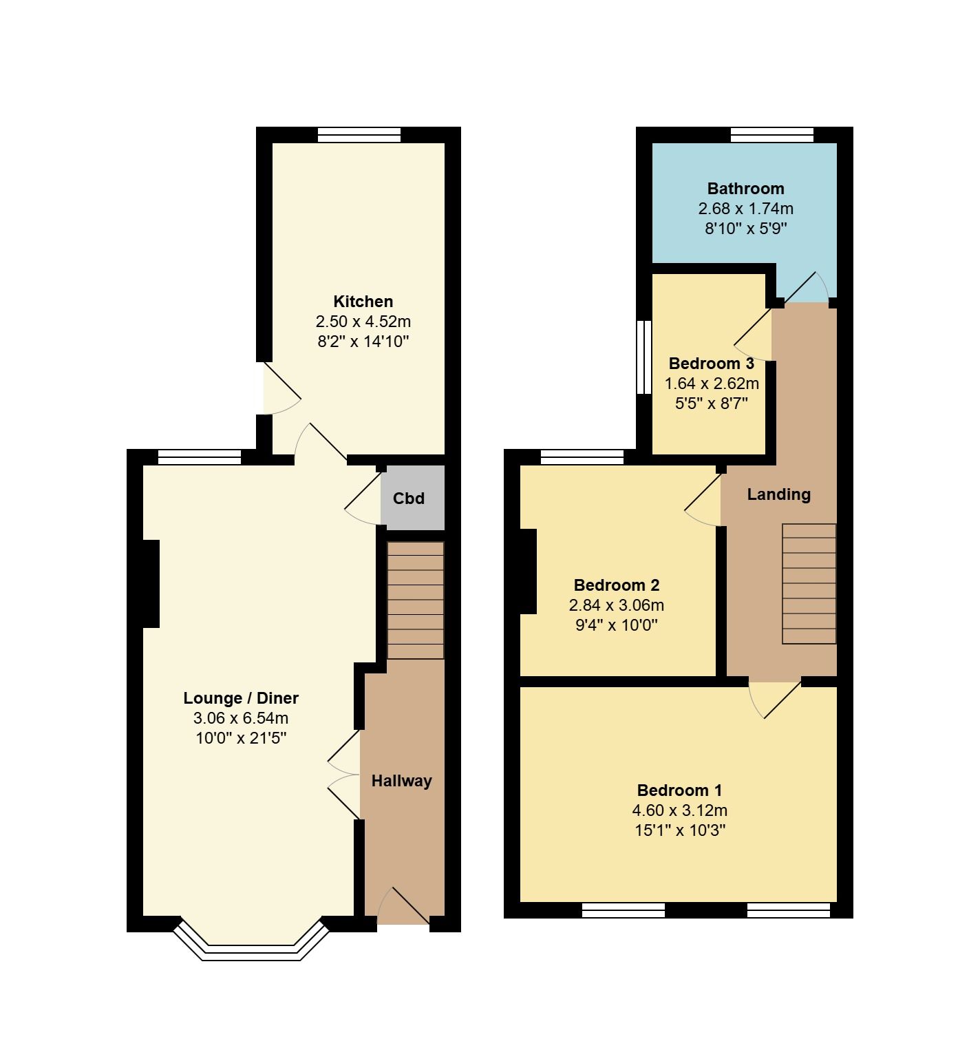 35, Bryngelli Terrace, Caerphilly floorplan