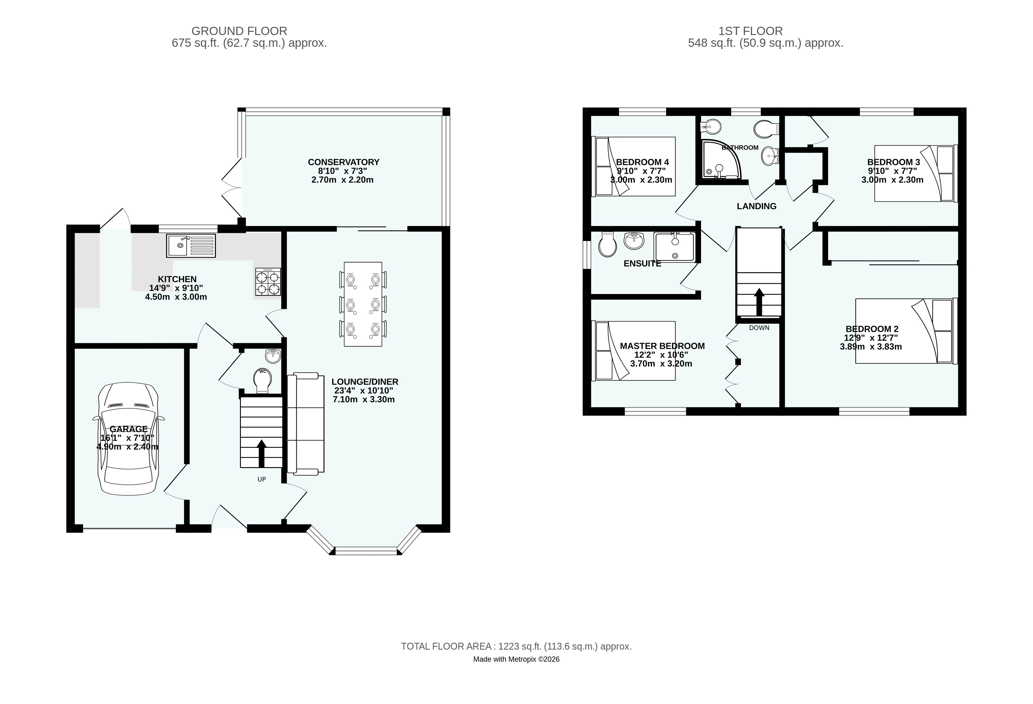 7 Alexandra Close, Plymouth Devon, Devon floorplan