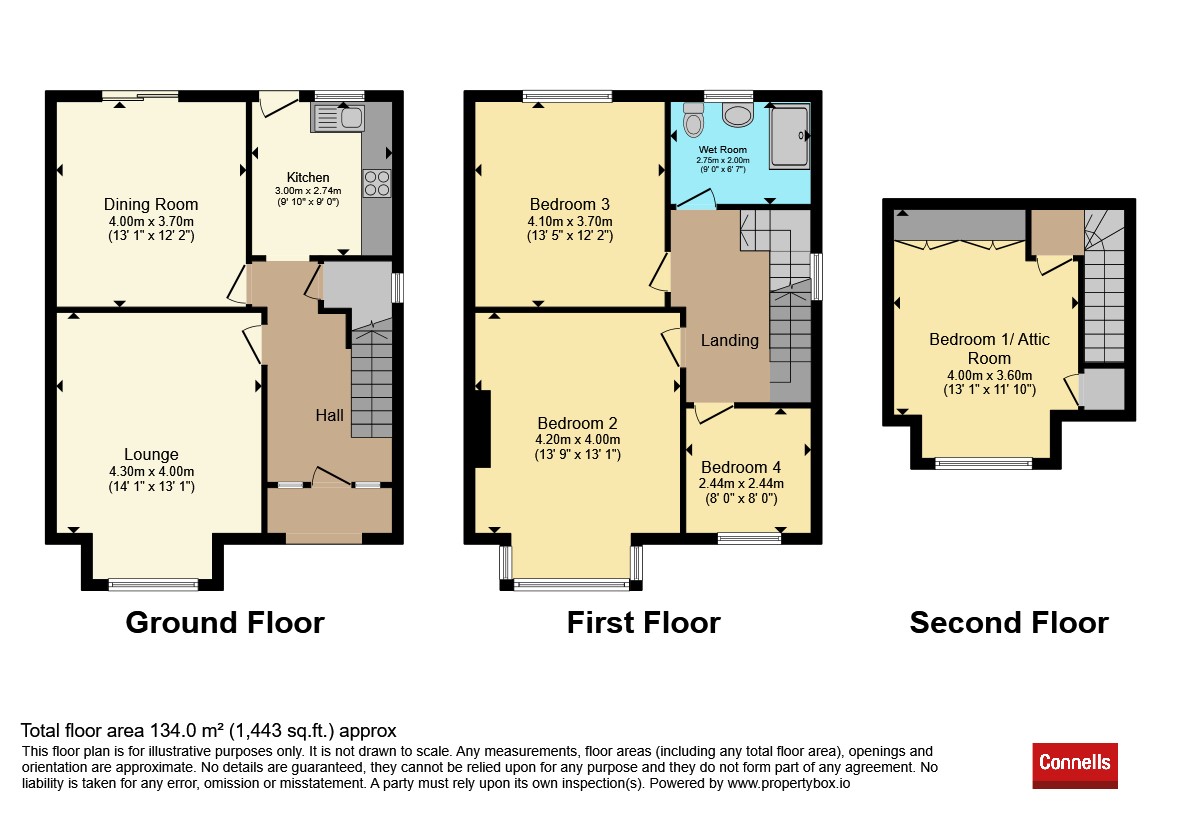 57, St. James's Road, Dudley floorplan