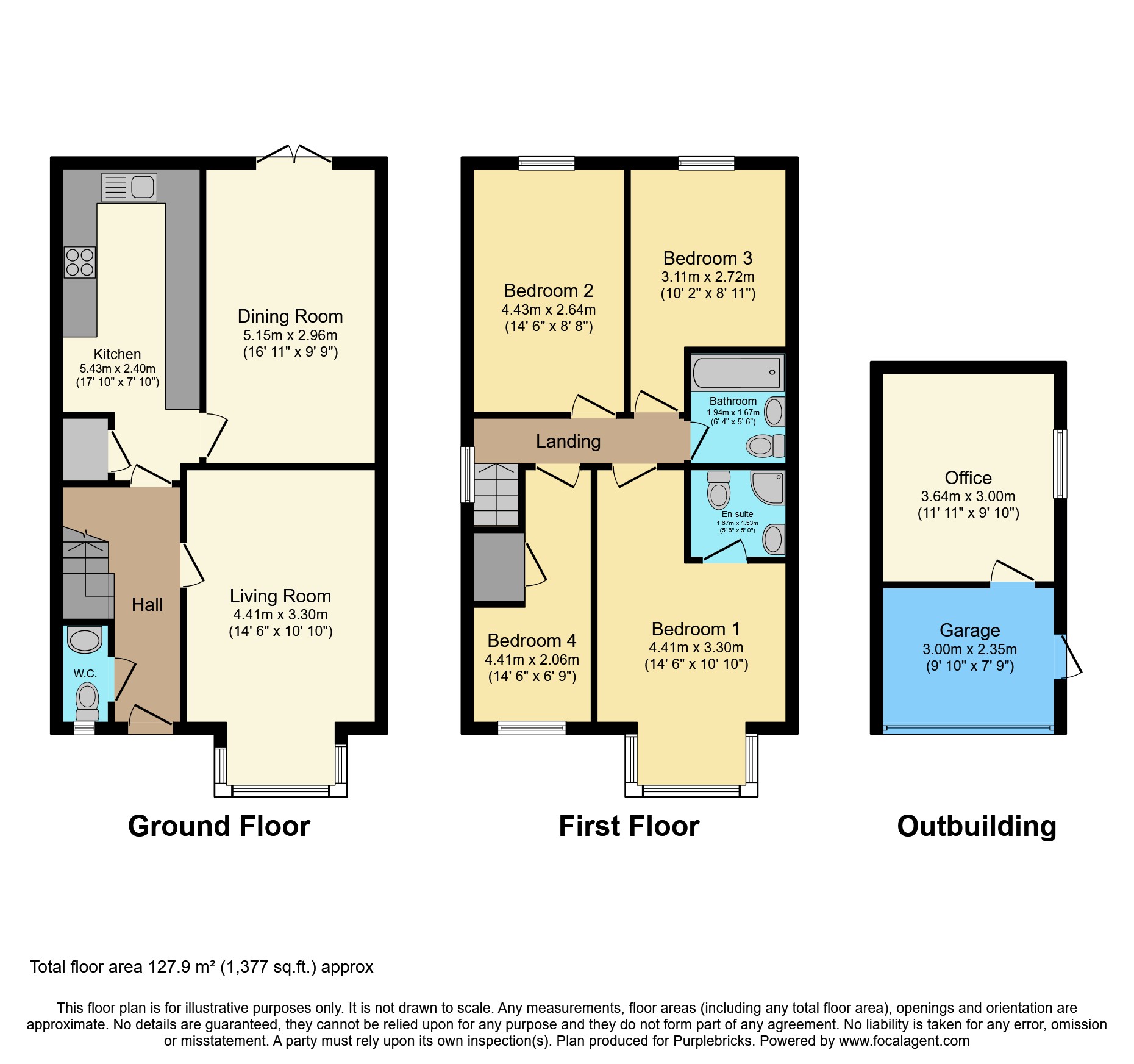 21, Beeches Avenue, Birmingham floorplan