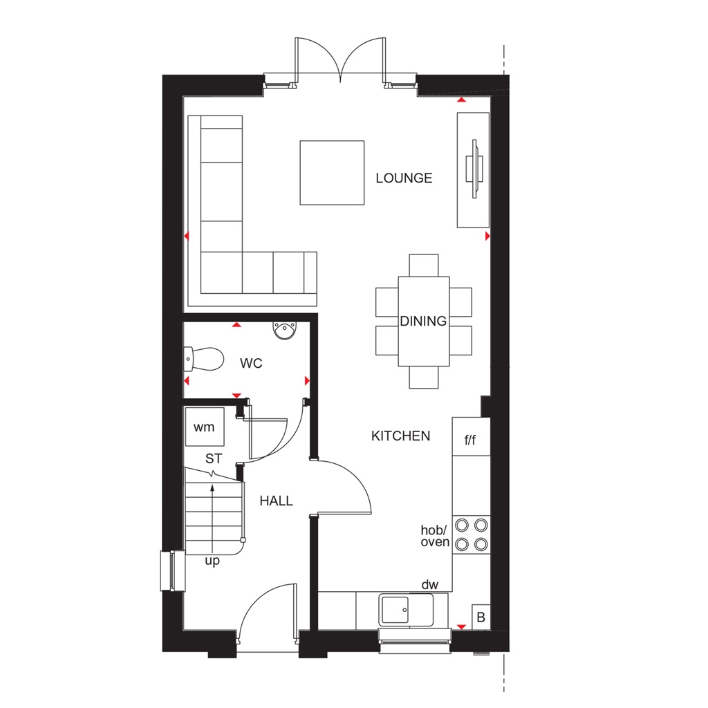 "Leven" at Lennie Cottages, Craigs Road, Edinburgh EH12, 4 bedroom end