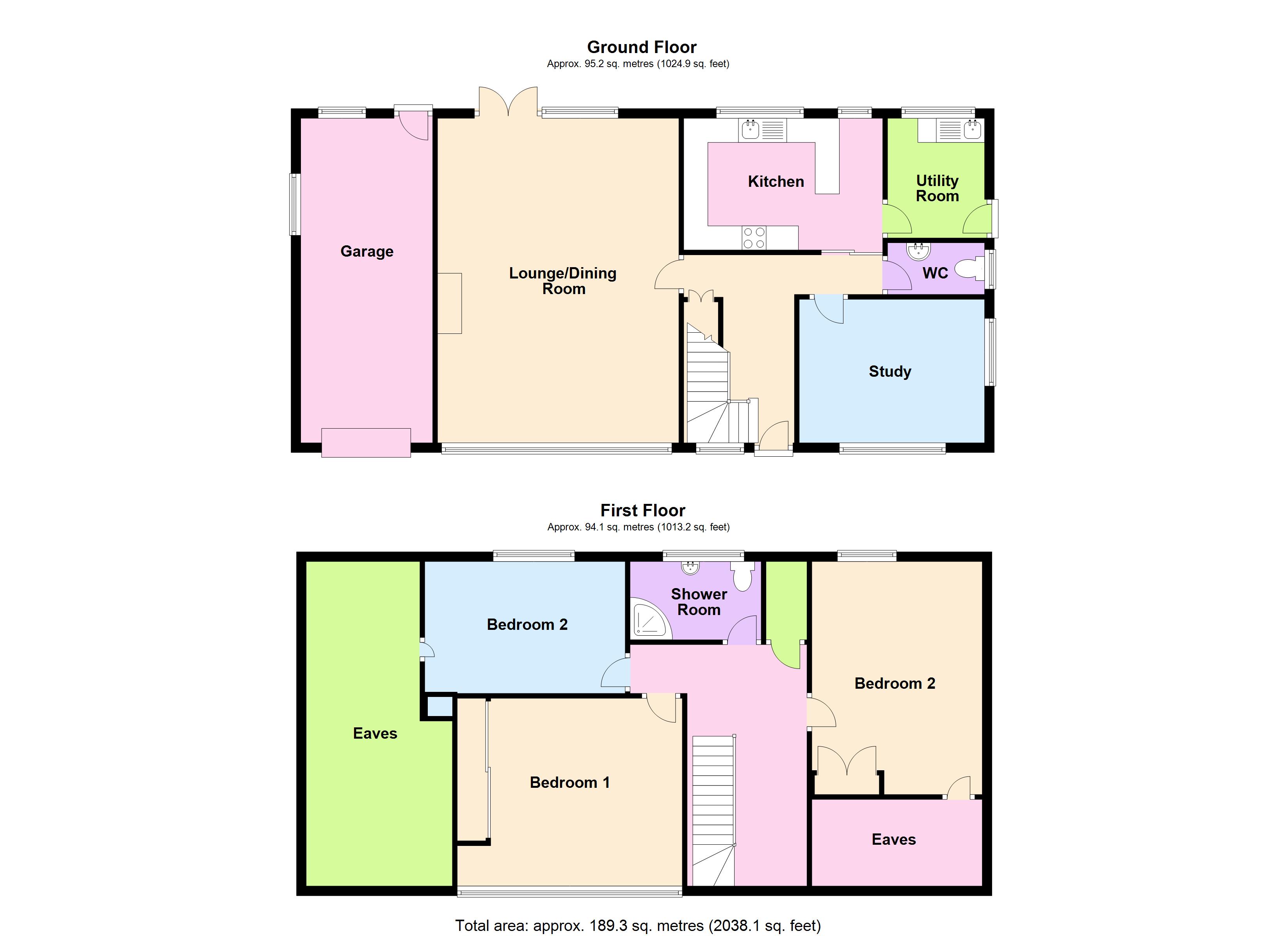Meadow Drive, Bembridge, Isle Of Wight PO35, 3 bedroom detached house