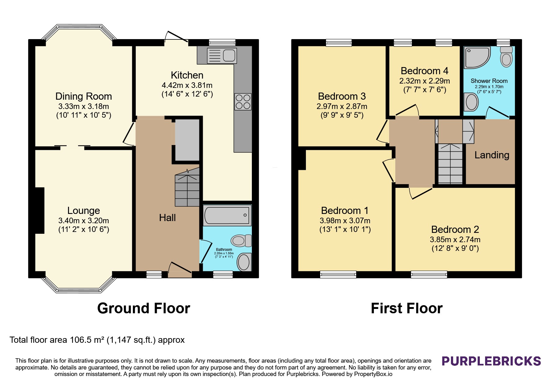 2, Orchard Street, Sunderland floorplan