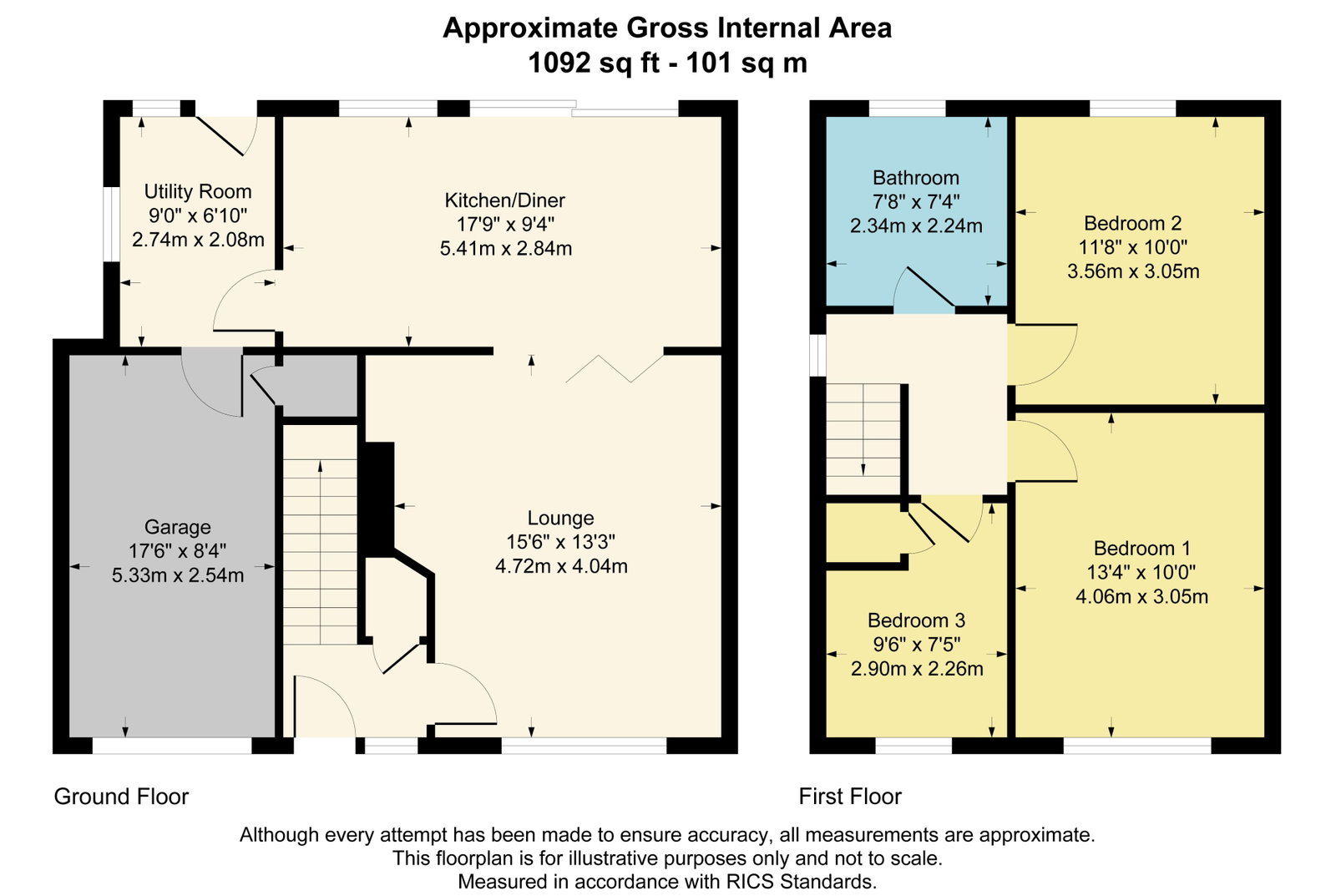 14, Barton Way, Cheltenham floorplan
