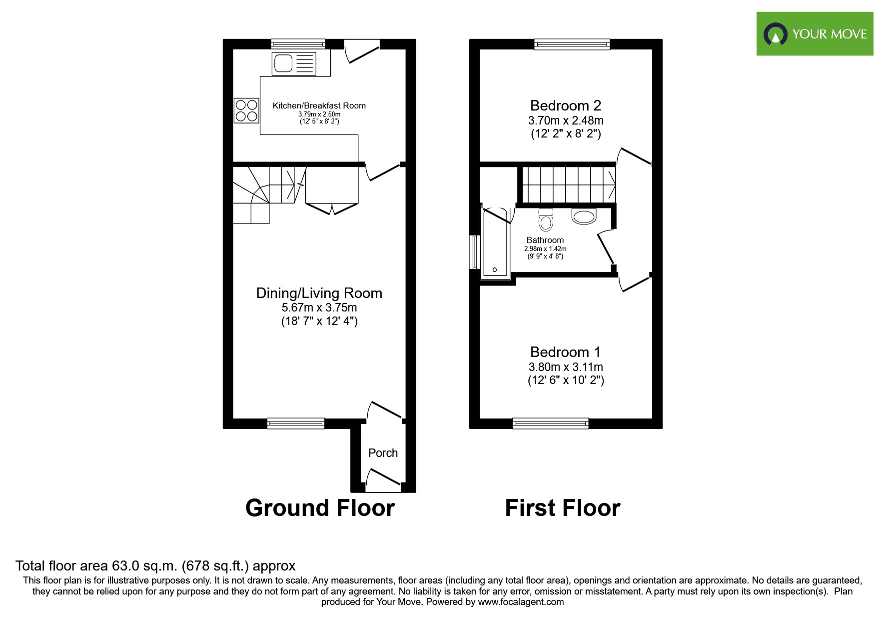 19, Cygnet Walk, West Sussex floorplan