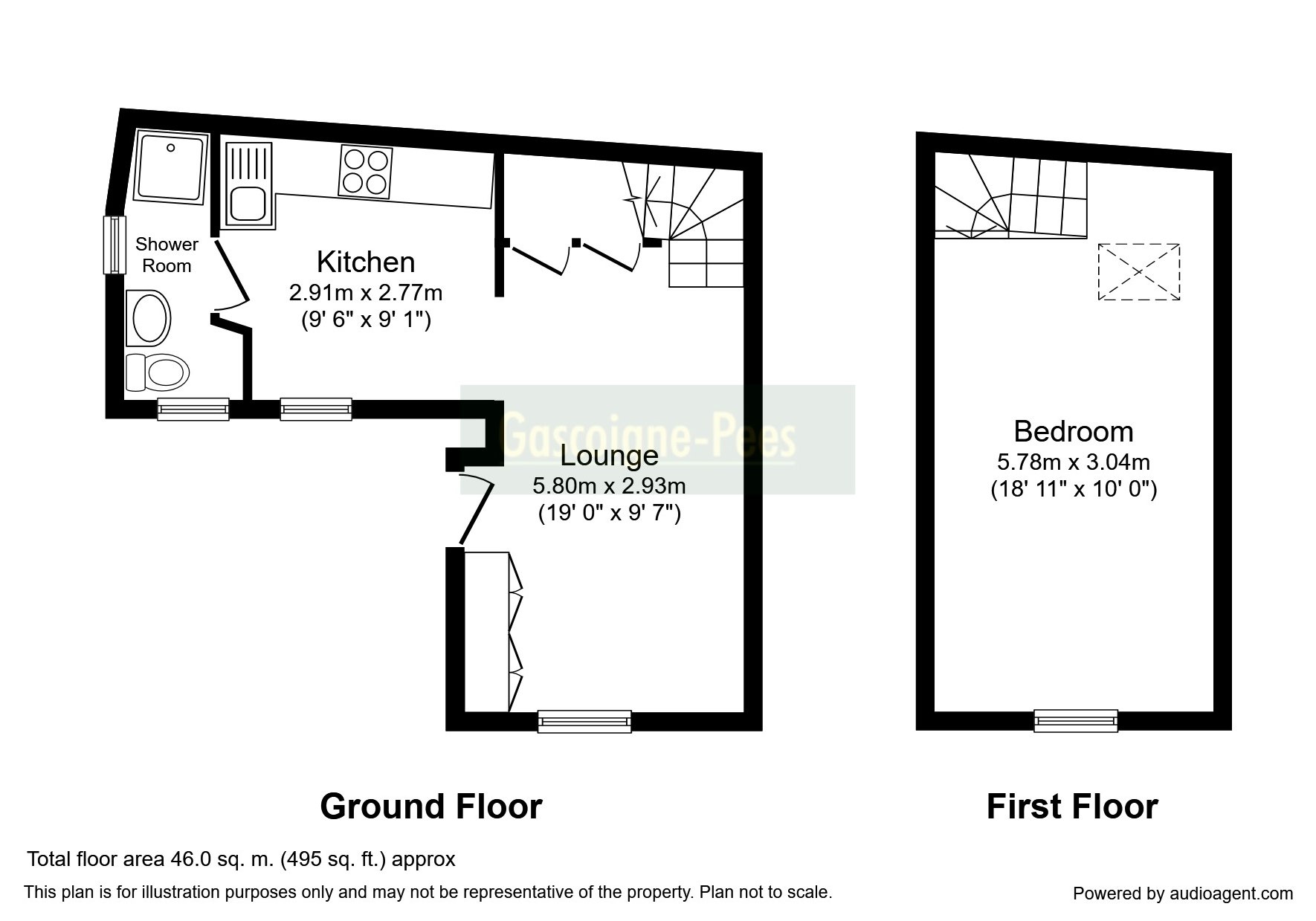 1 Bedrooms Detached house to rent in West Street, Farnham GU9