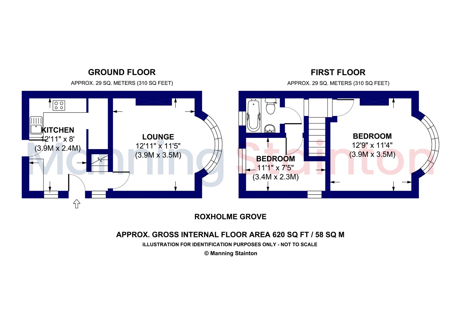 Roxholme Grove, West Yorkshire floorplan