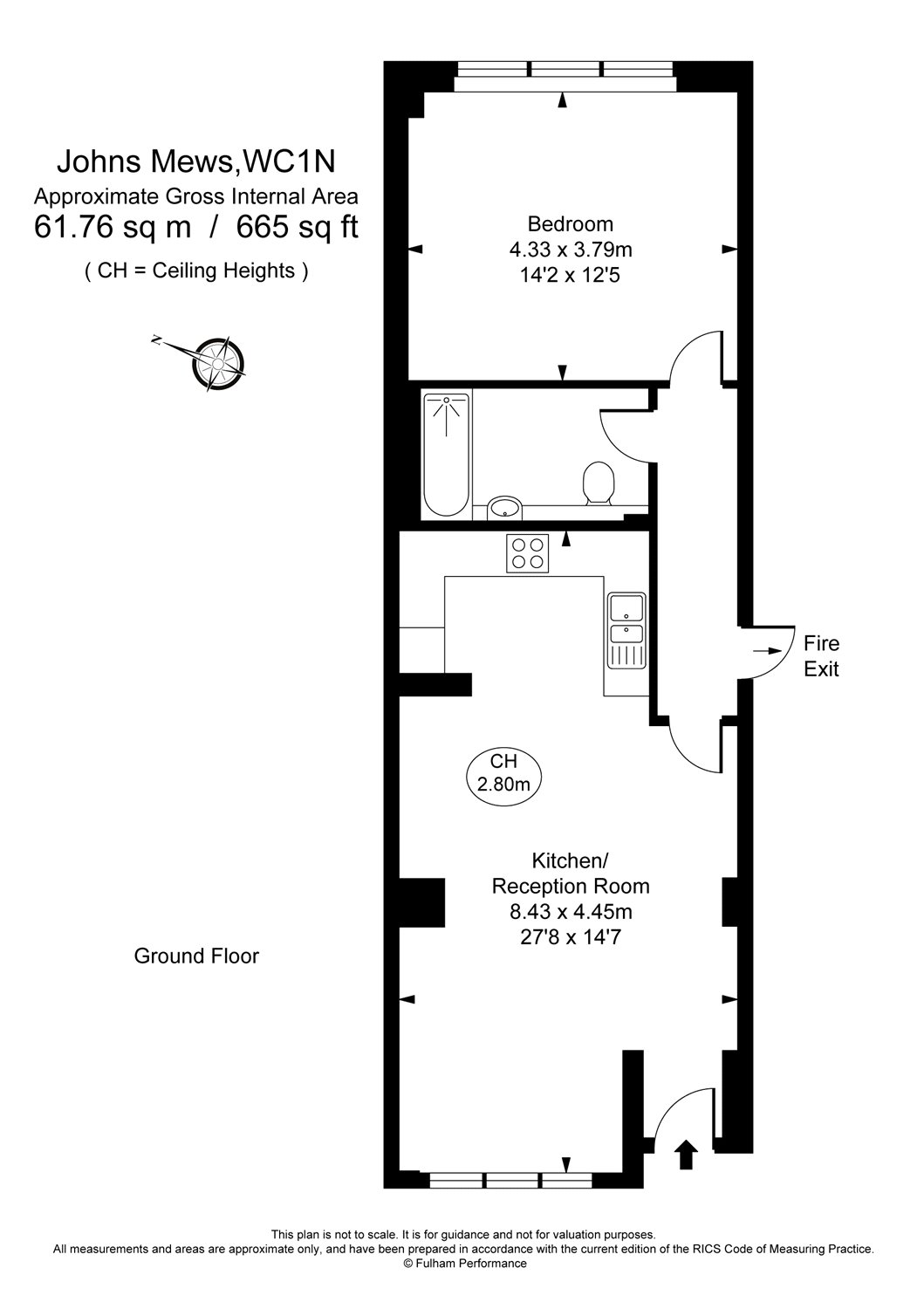 1 Bedrooms Flat for sale in Johns Mews, Bloomsbury, London WC1N