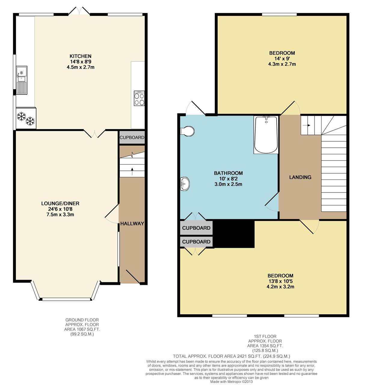 151, St James Road, Southampton floorplan