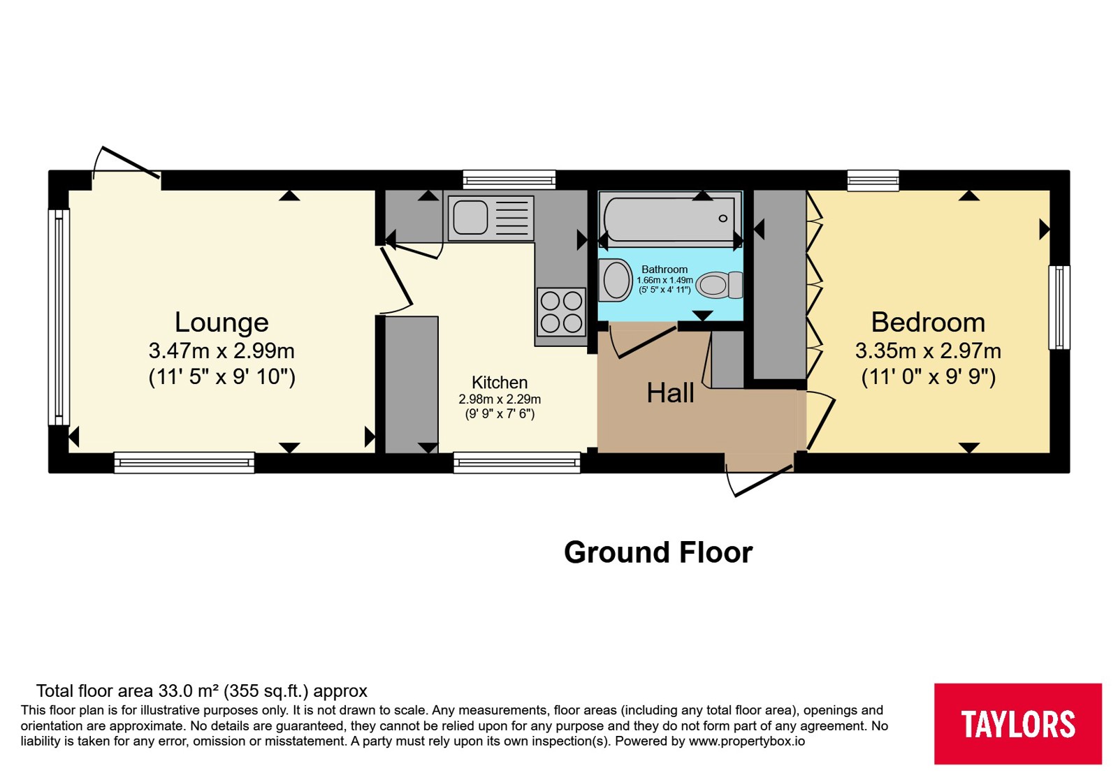 124, Three Star Park, Lower Stondon floorplan