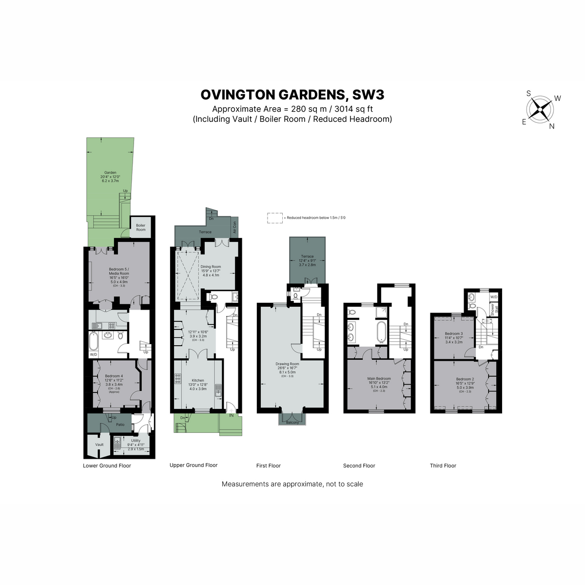 24, Ovington Gardens, London floorplan