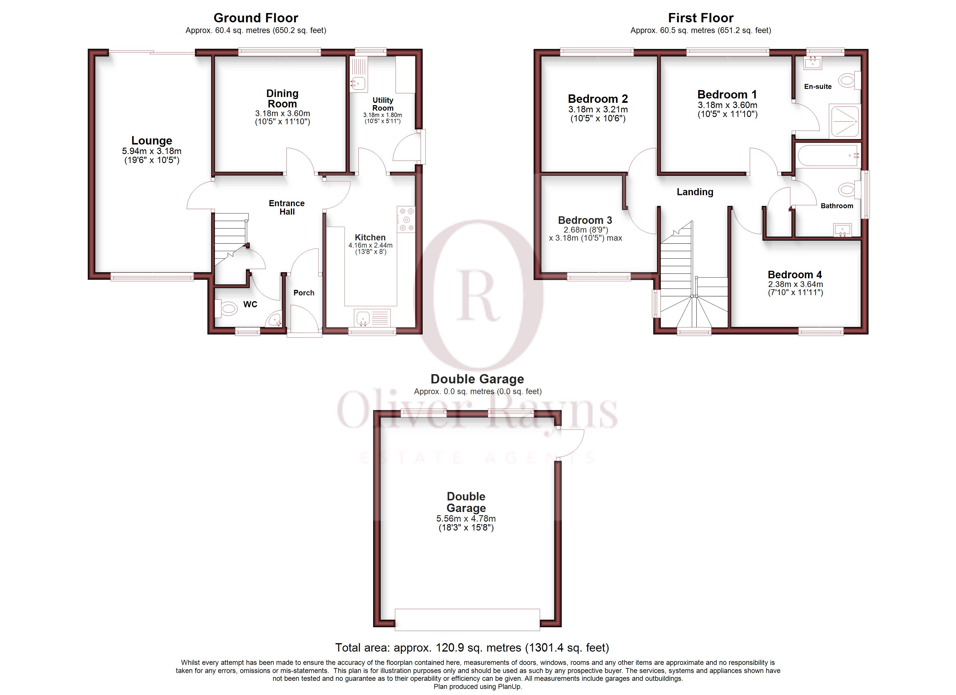 3A, Station Road, Leicestershire floorplan